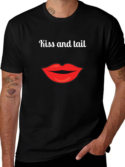 Kiss and Tail Graphic T-Shirt