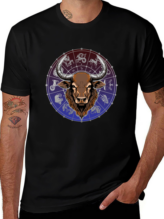Taurus Zodiac Graphic T-Shirt - Stylish Astrology Design