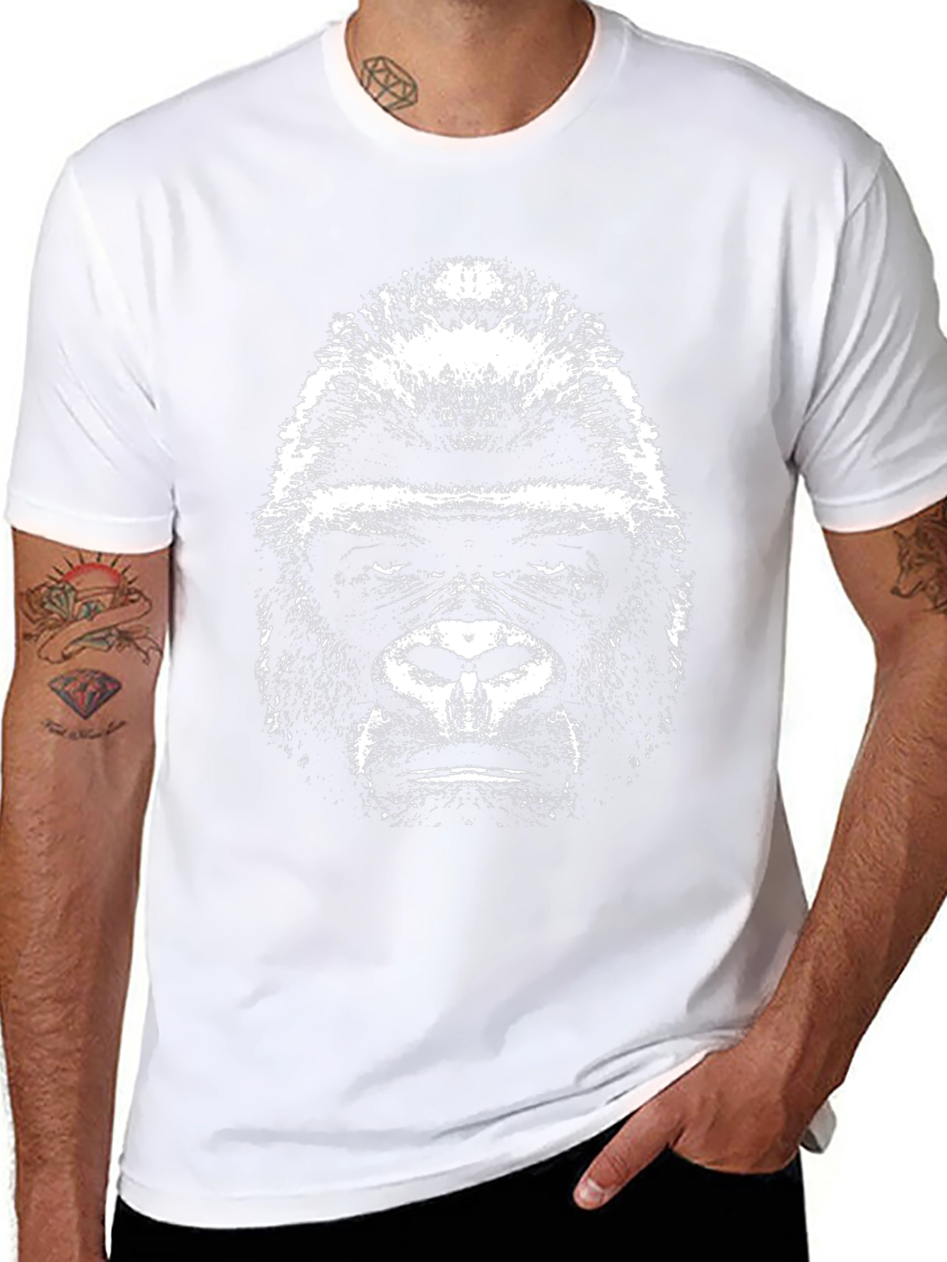Black Gorilla Graphic T-Shirt