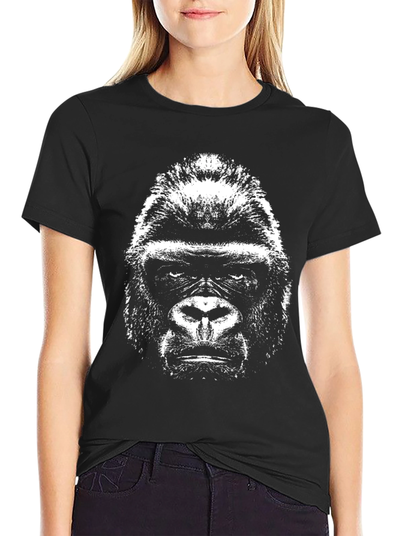 Black Gorilla Graphic T-Shirt