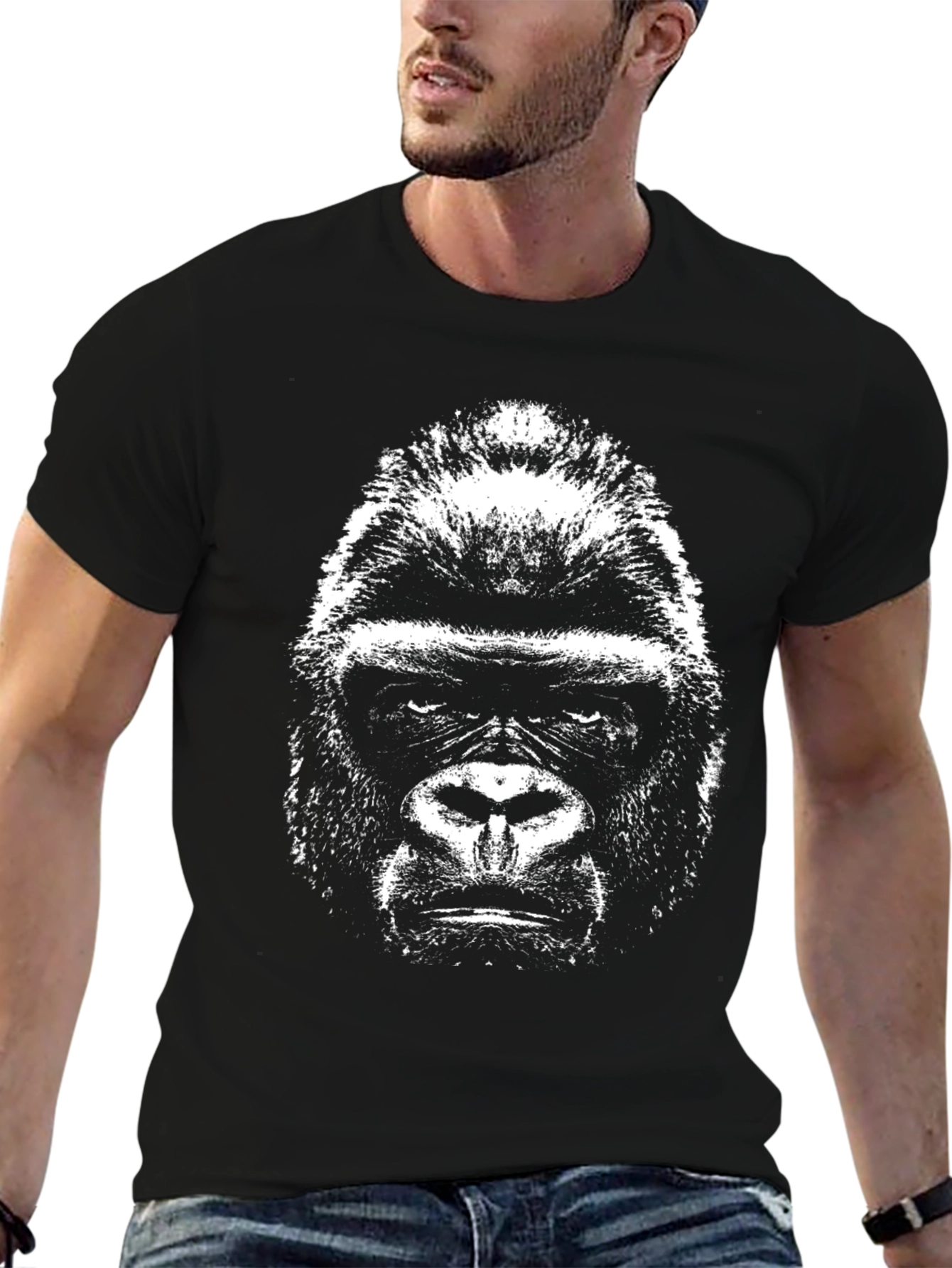 Black Gorilla Graphic T-Shirt