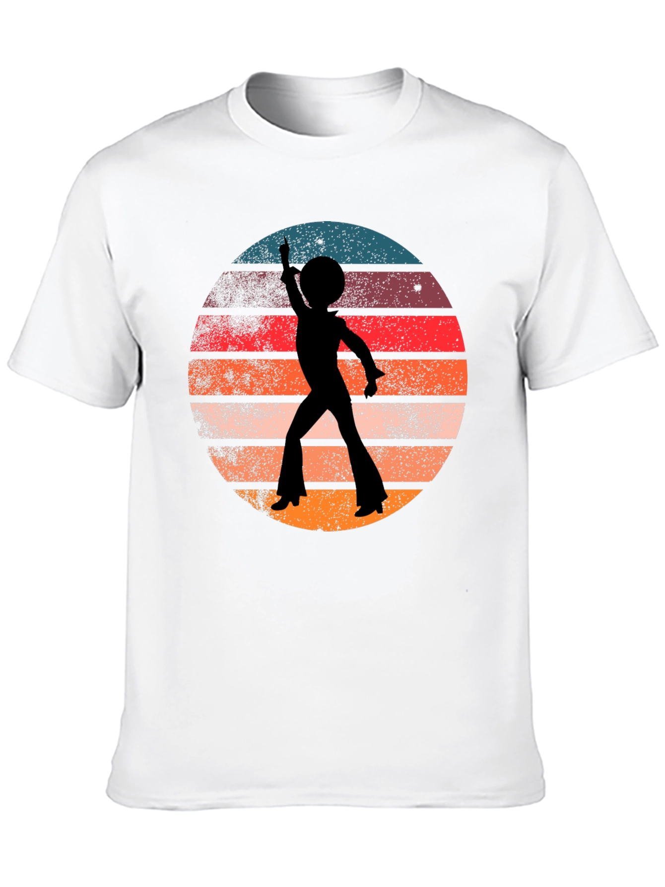 Retro Disco Dancer Graphic T-Shirt