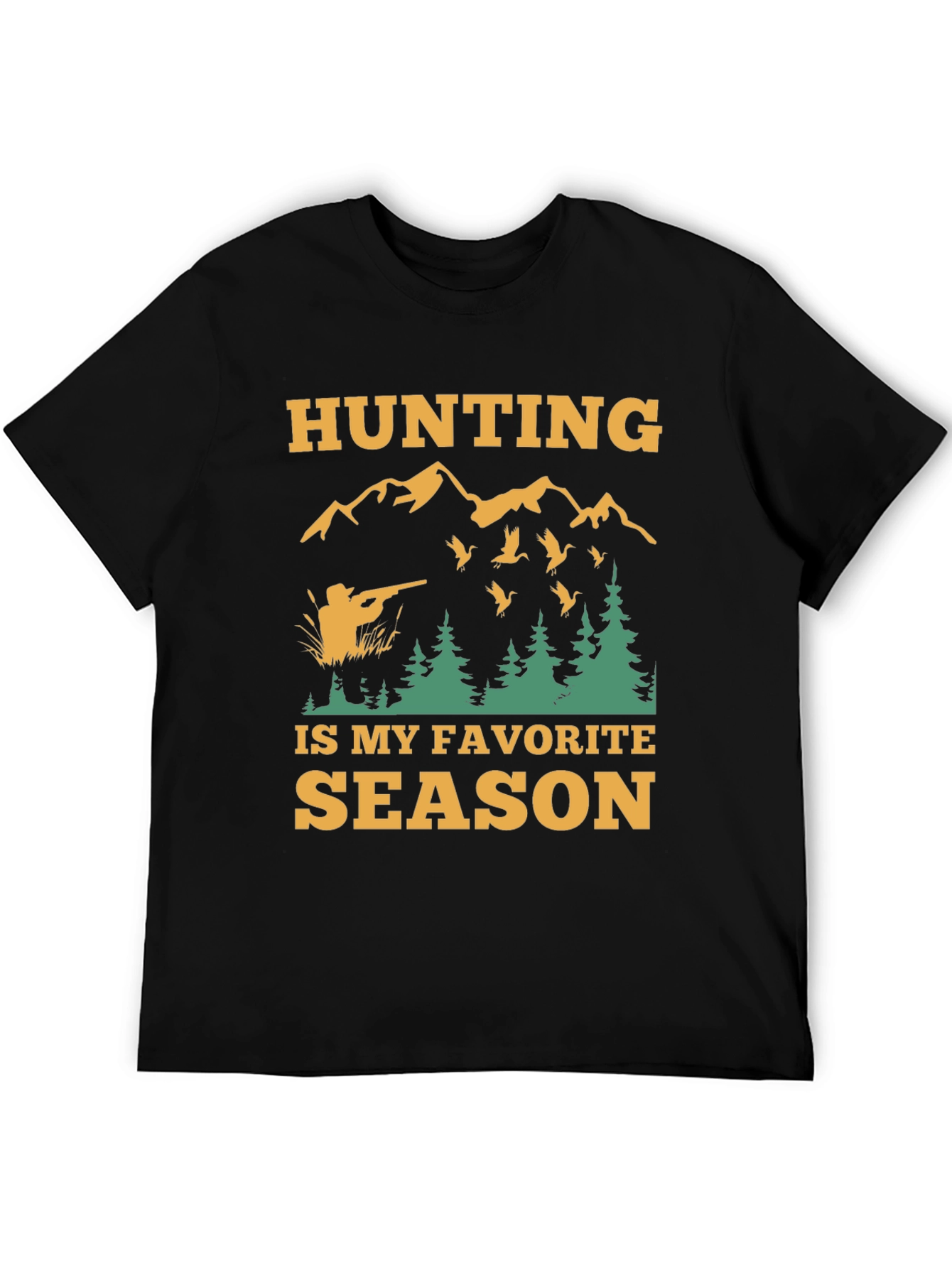 Hunting Season T-Shirt - Black Graphic Tee
