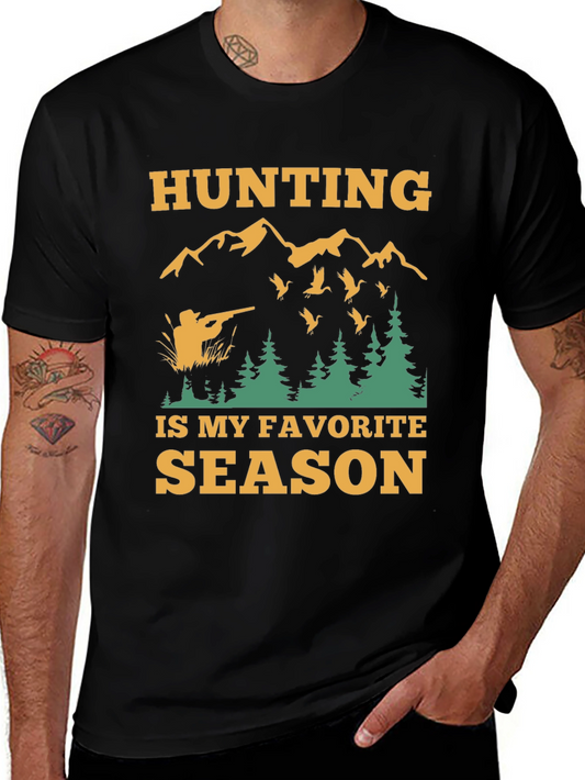 Hunting Season T-Shirt - Black Graphic Tee