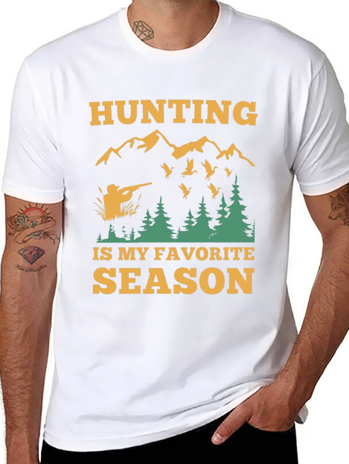 Hunting Season T-Shirt - Black Graphic Tee
