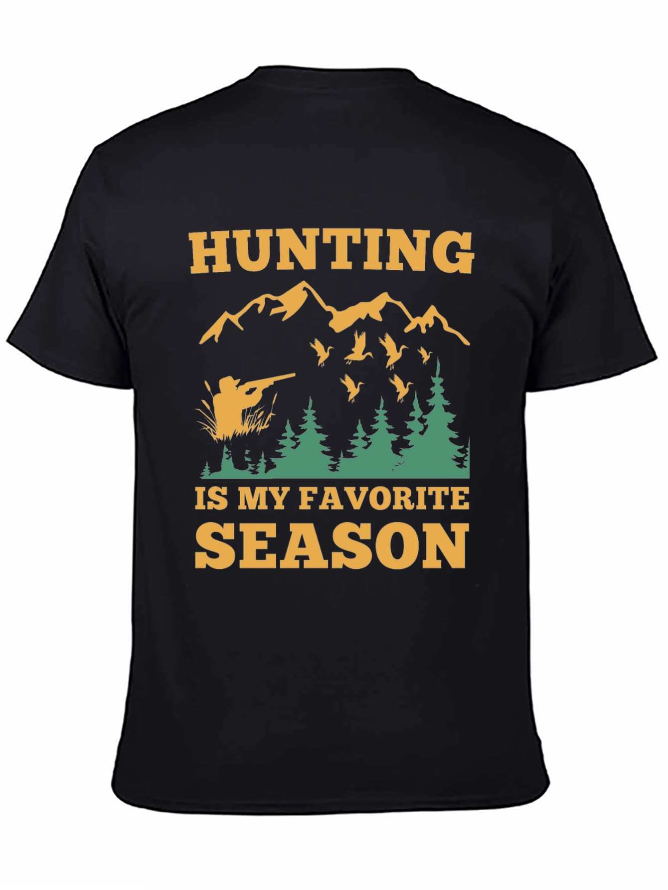 Hunting Season T-Shirt - Black Graphic Tee