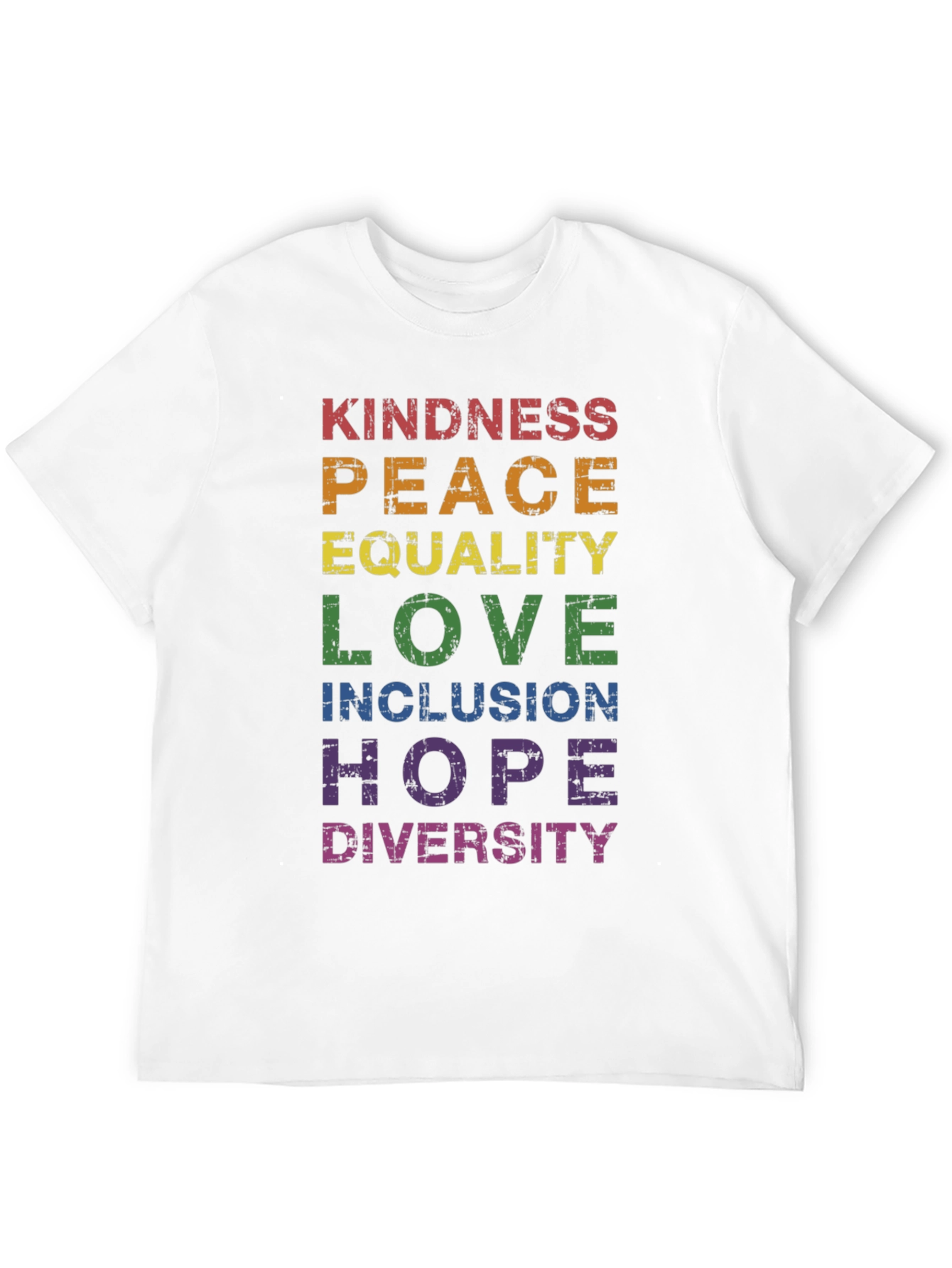 Kindness Peace Equality Graphic T-Shirt