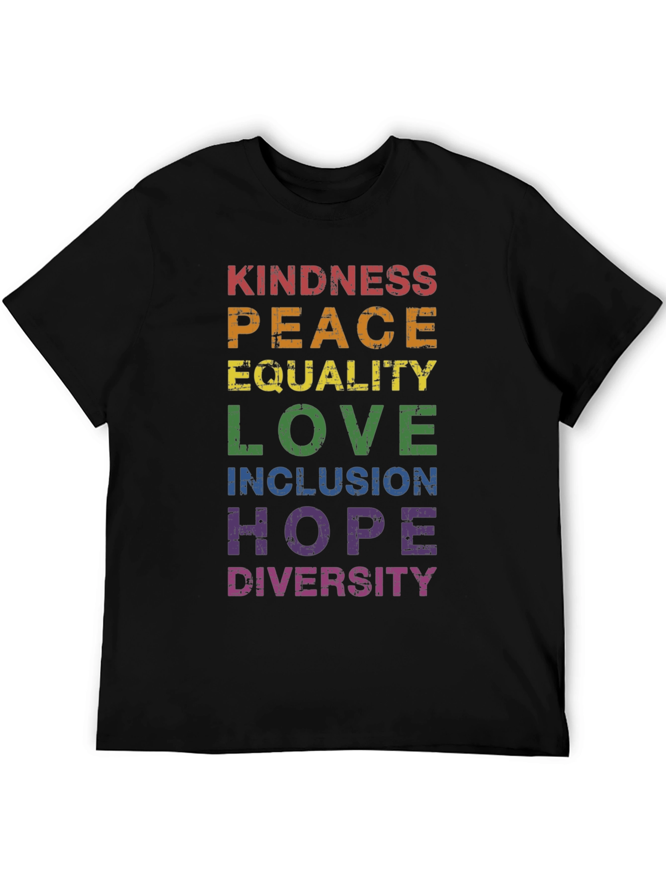 Kindness Peace Equality Graphic T-Shirt