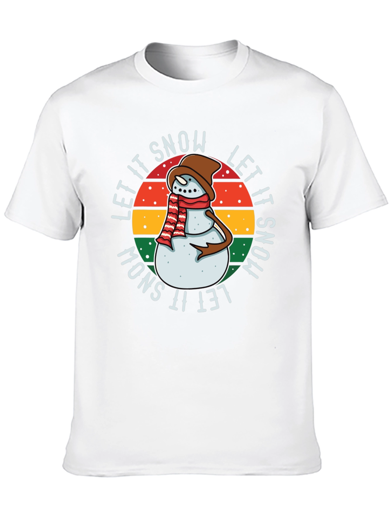 Let It Snow T-Shirt - Winter Holiday Apparel