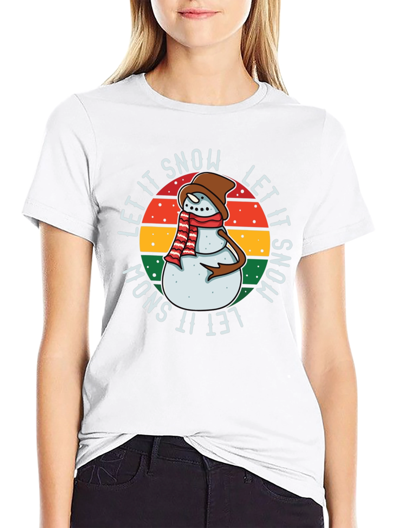 Let It Snow T-Shirt - Winter Holiday Apparel