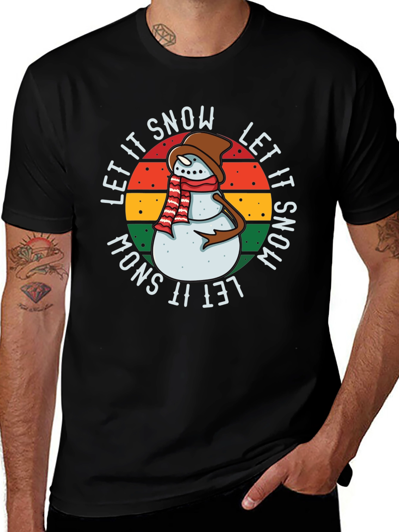 Let It Snow T-Shirt - Winter Holiday Apparel
