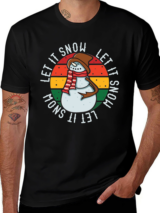 Let It Snow T-Shirt - Winter Holiday Apparel