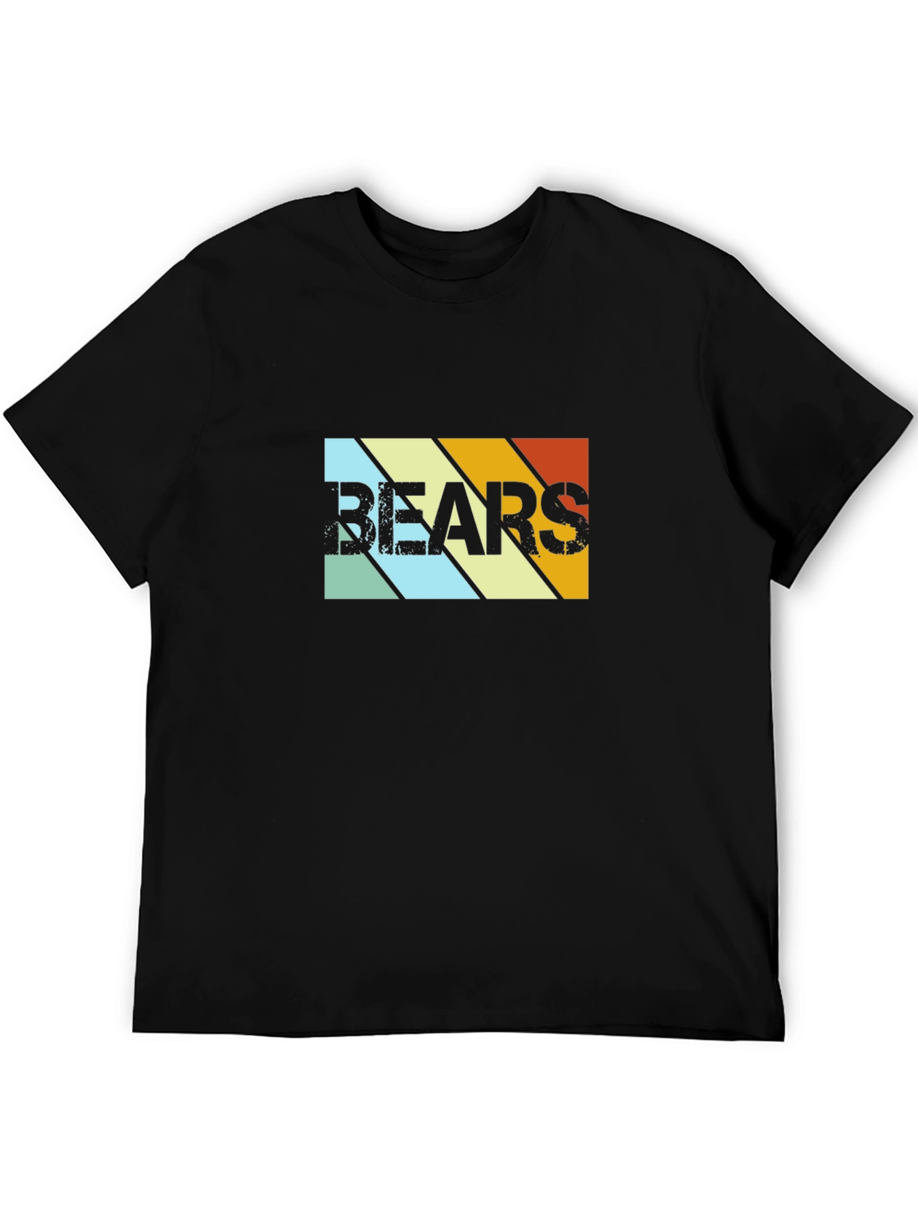 Retro Bears Graphic T-Shirt - Black