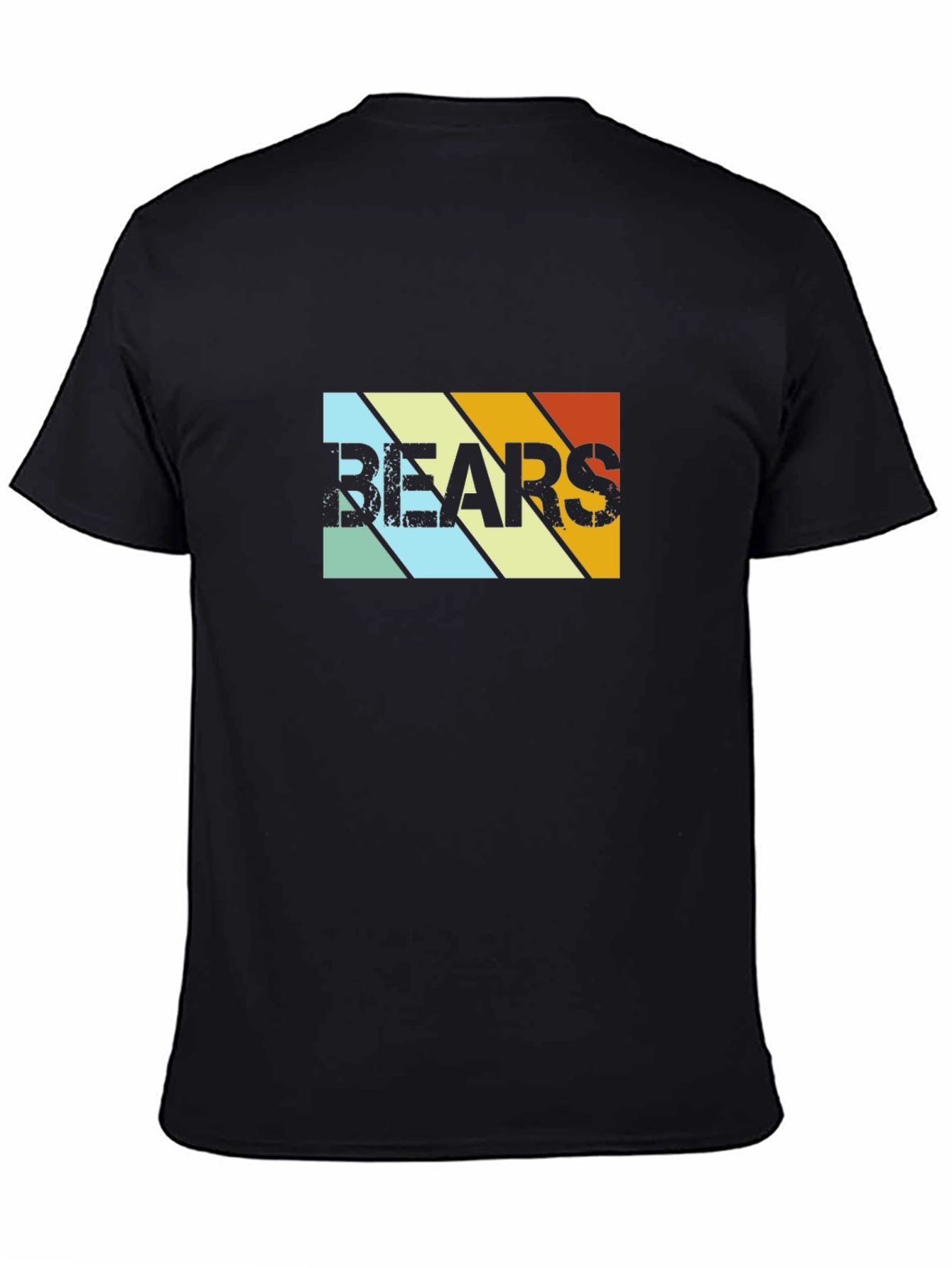 Retro Bears Graphic T-Shirt - Black
