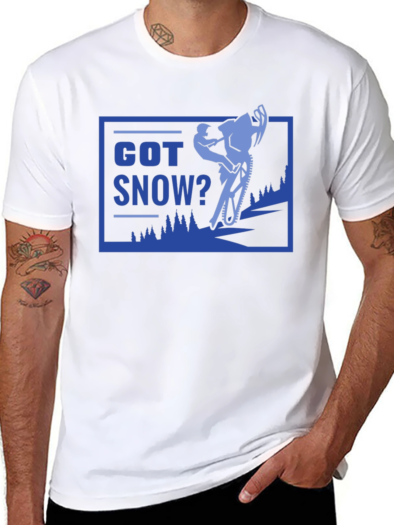 Got Snow? Black Graphic T-Shirt
