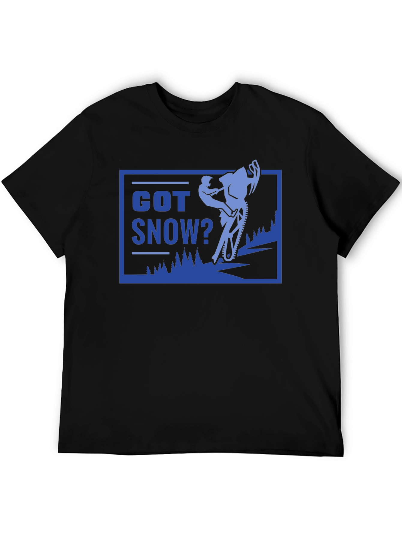 Got Snow? Black Graphic T-Shirt