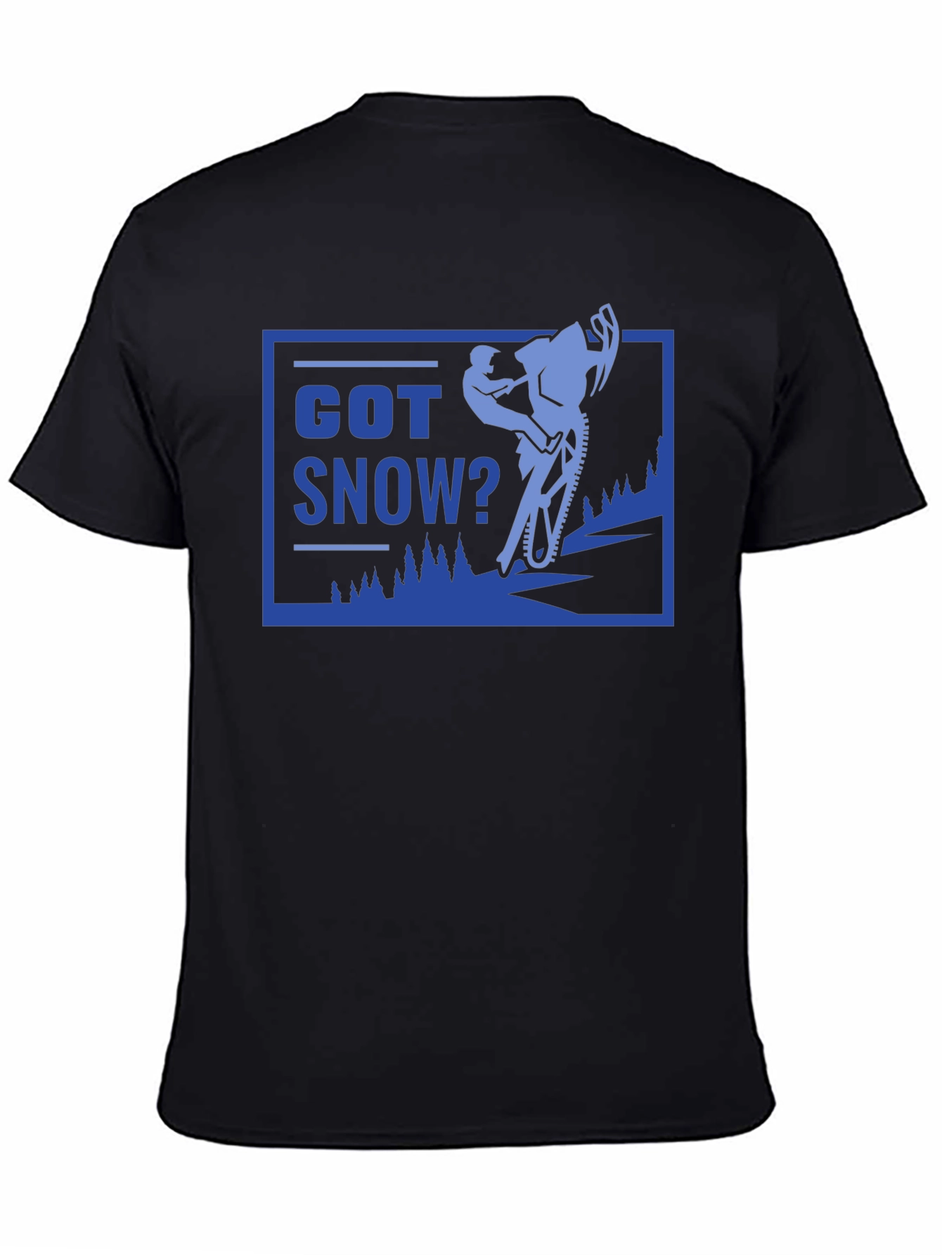 Got Snow? Black Graphic T-Shirt