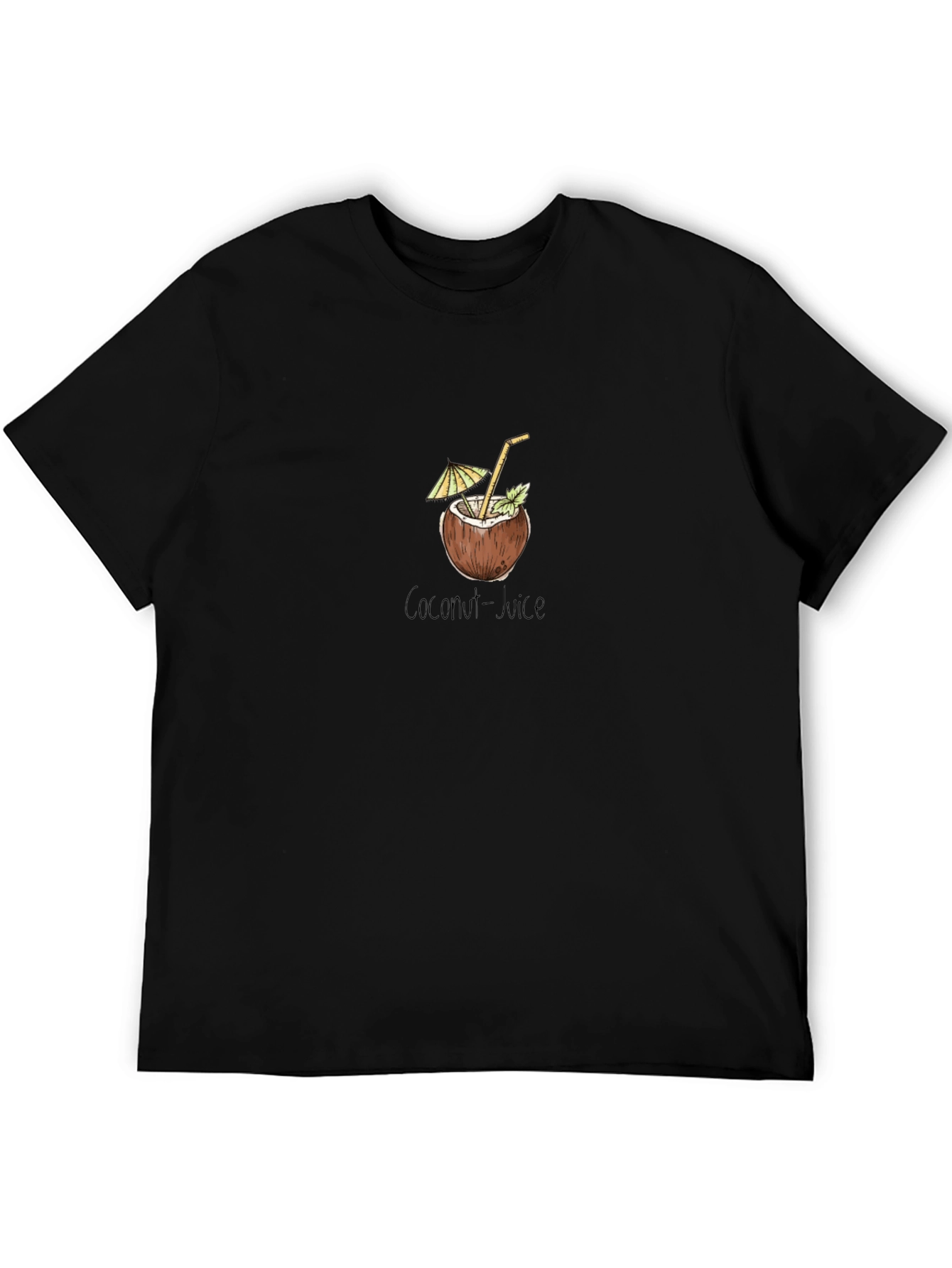 Coconut Juice Graphic Tee - Tropical Vibes