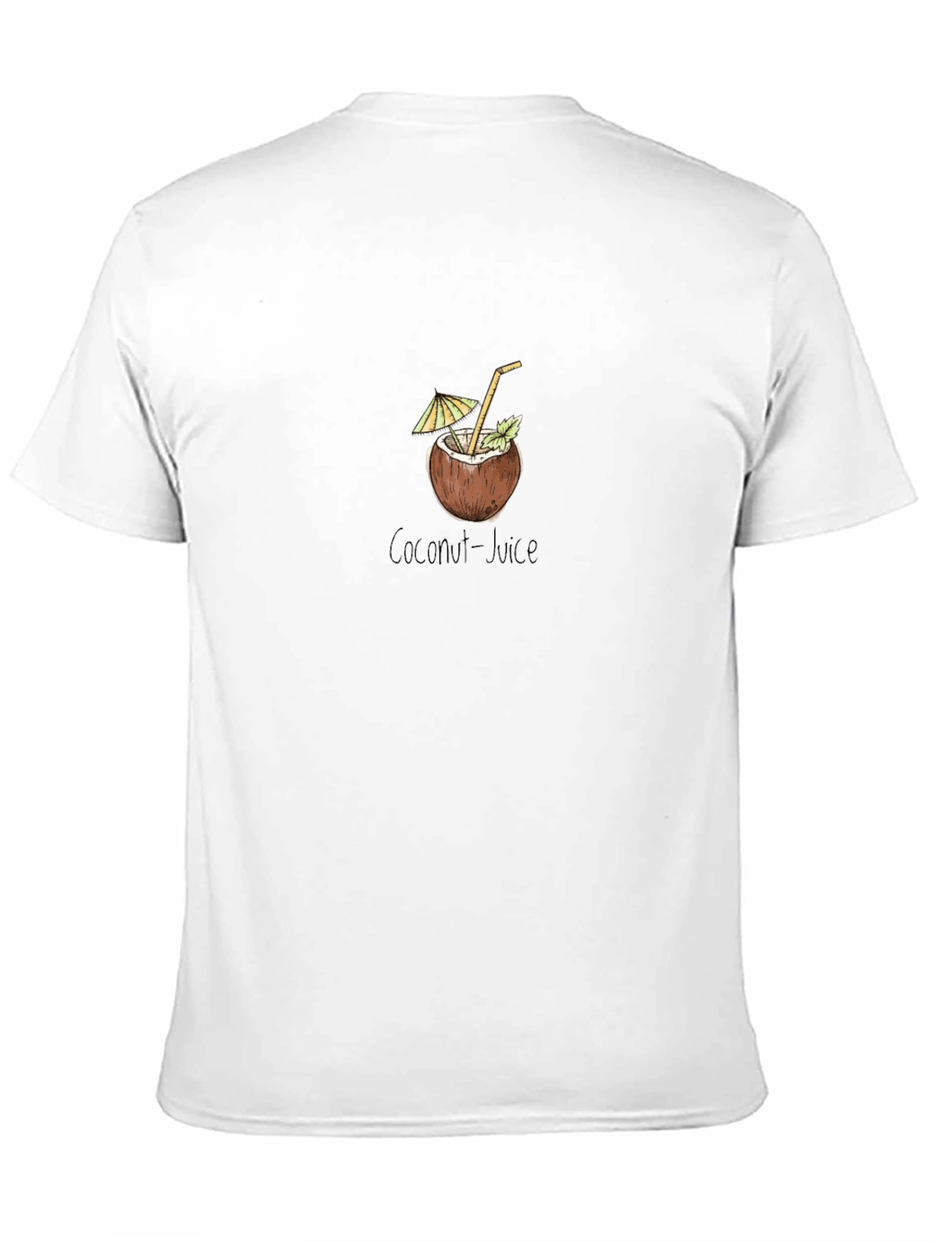 Coconut Juice Graphic Tee - Tropical Vibes