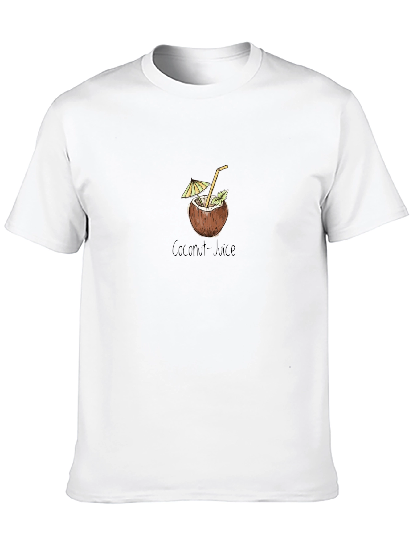 Coconut Juice Graphic Tee - Tropical Vibes