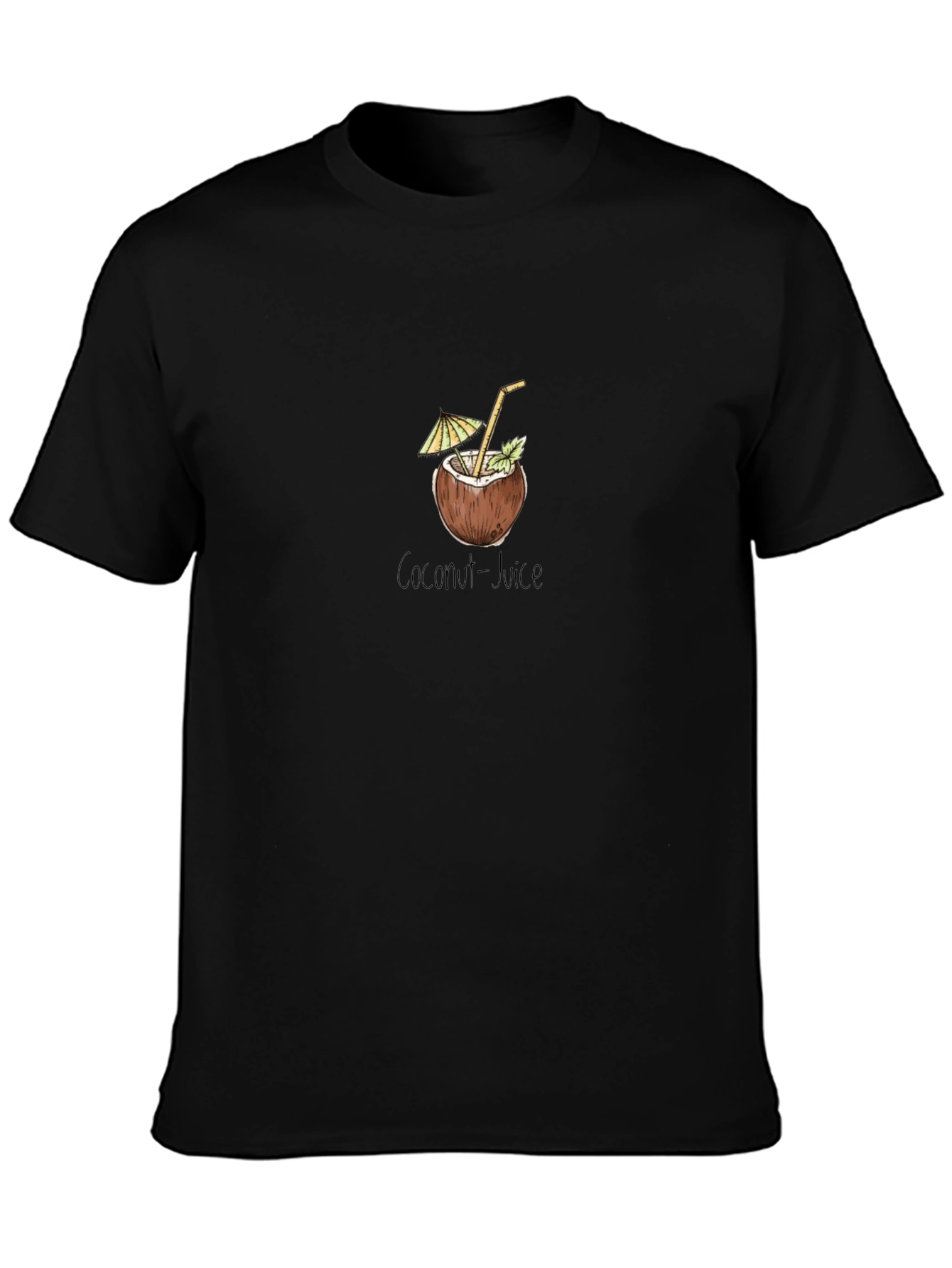 Coconut Juice Graphic Tee - Tropical Vibes