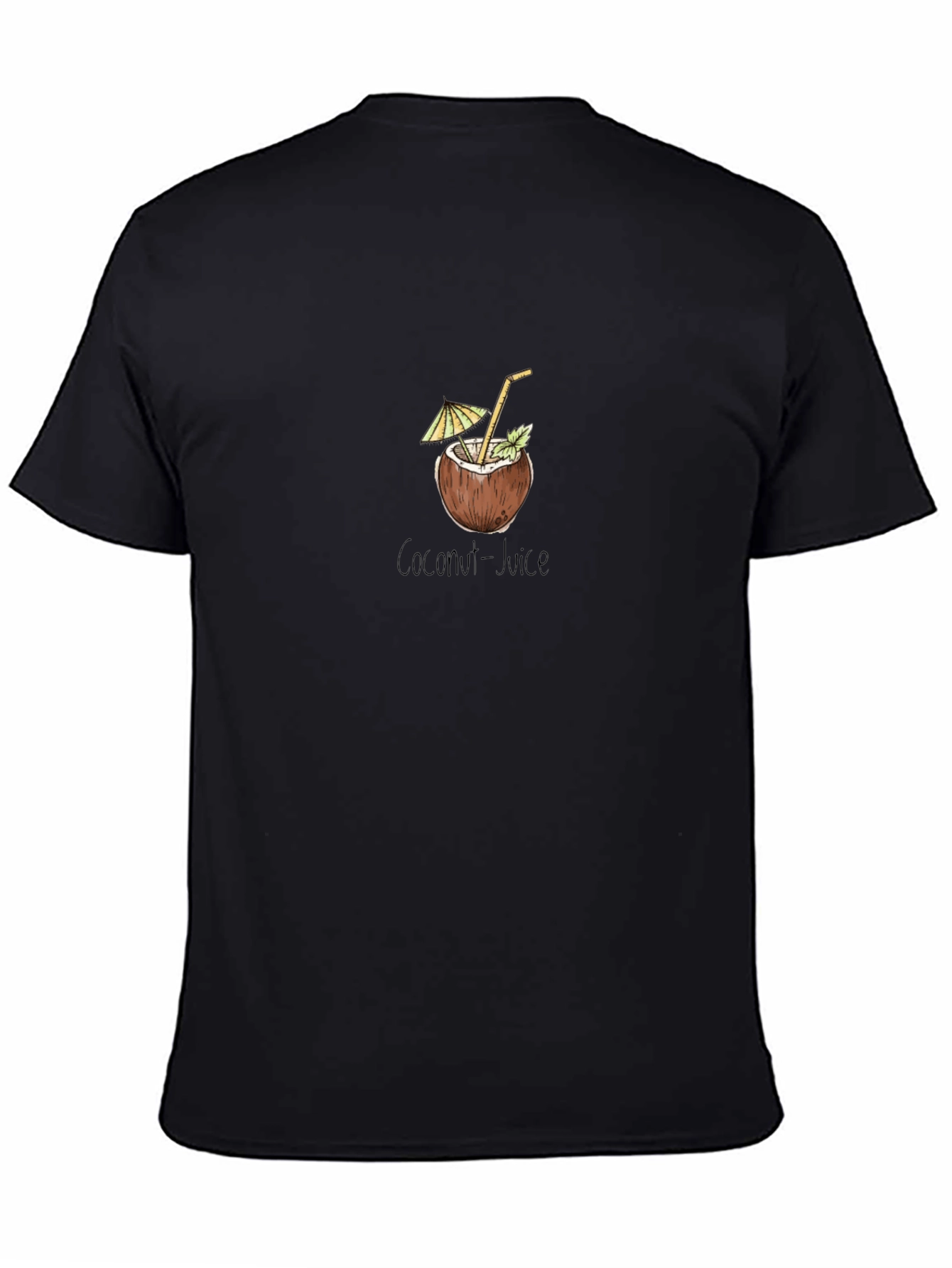Coconut Juice Graphic Tee - Tropical Vibes