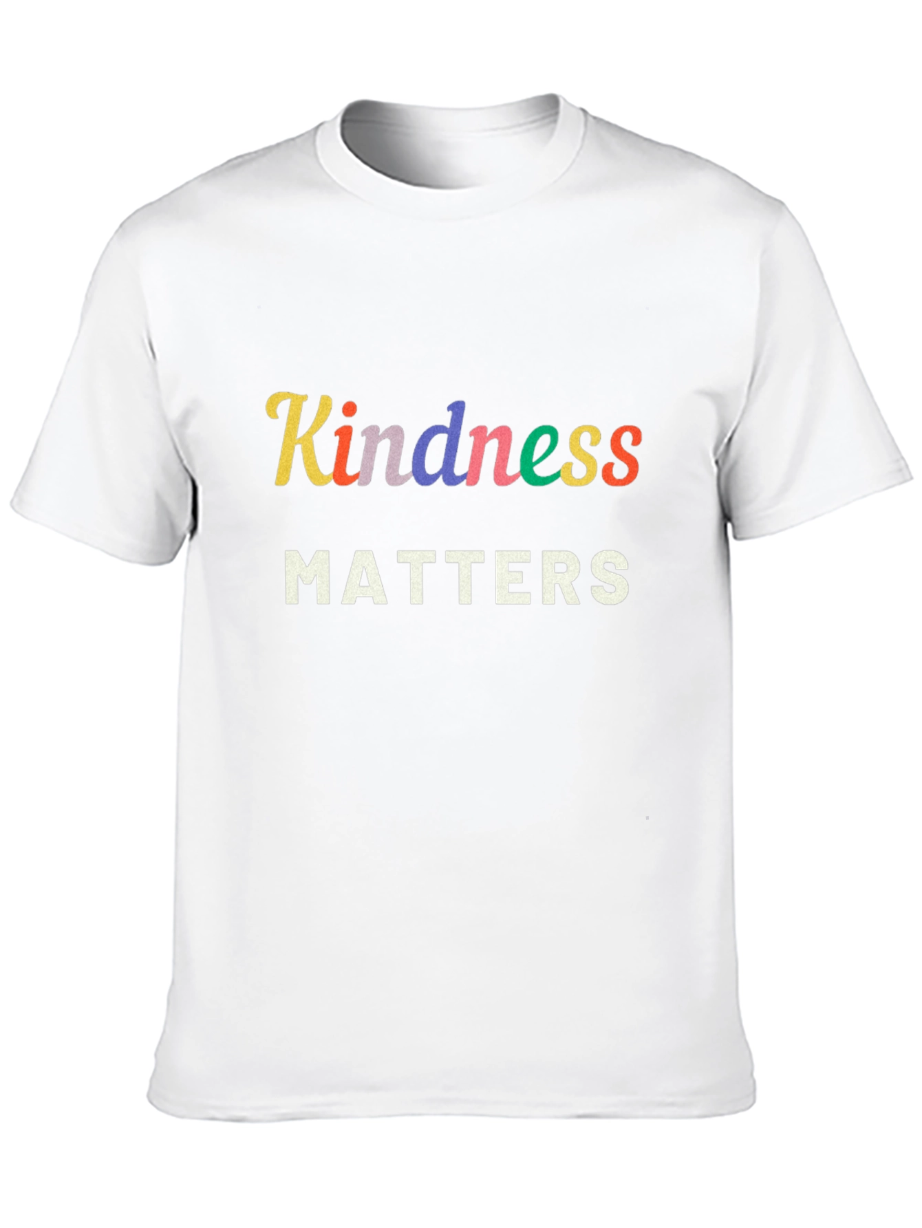 Kindness Matters Black Graphic T-Shirt