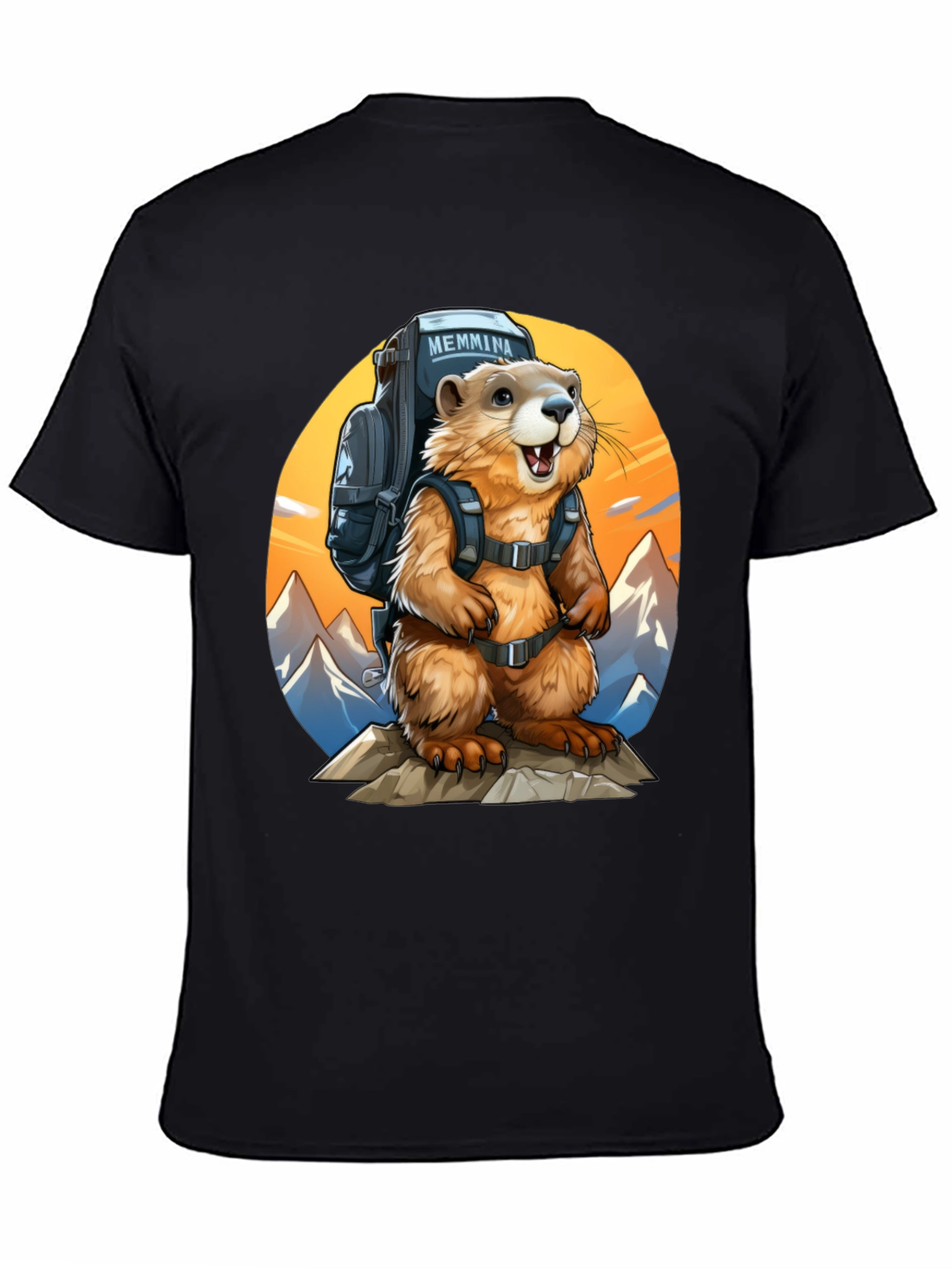 Hiking Marmot T-Shirt - Adventure Ready