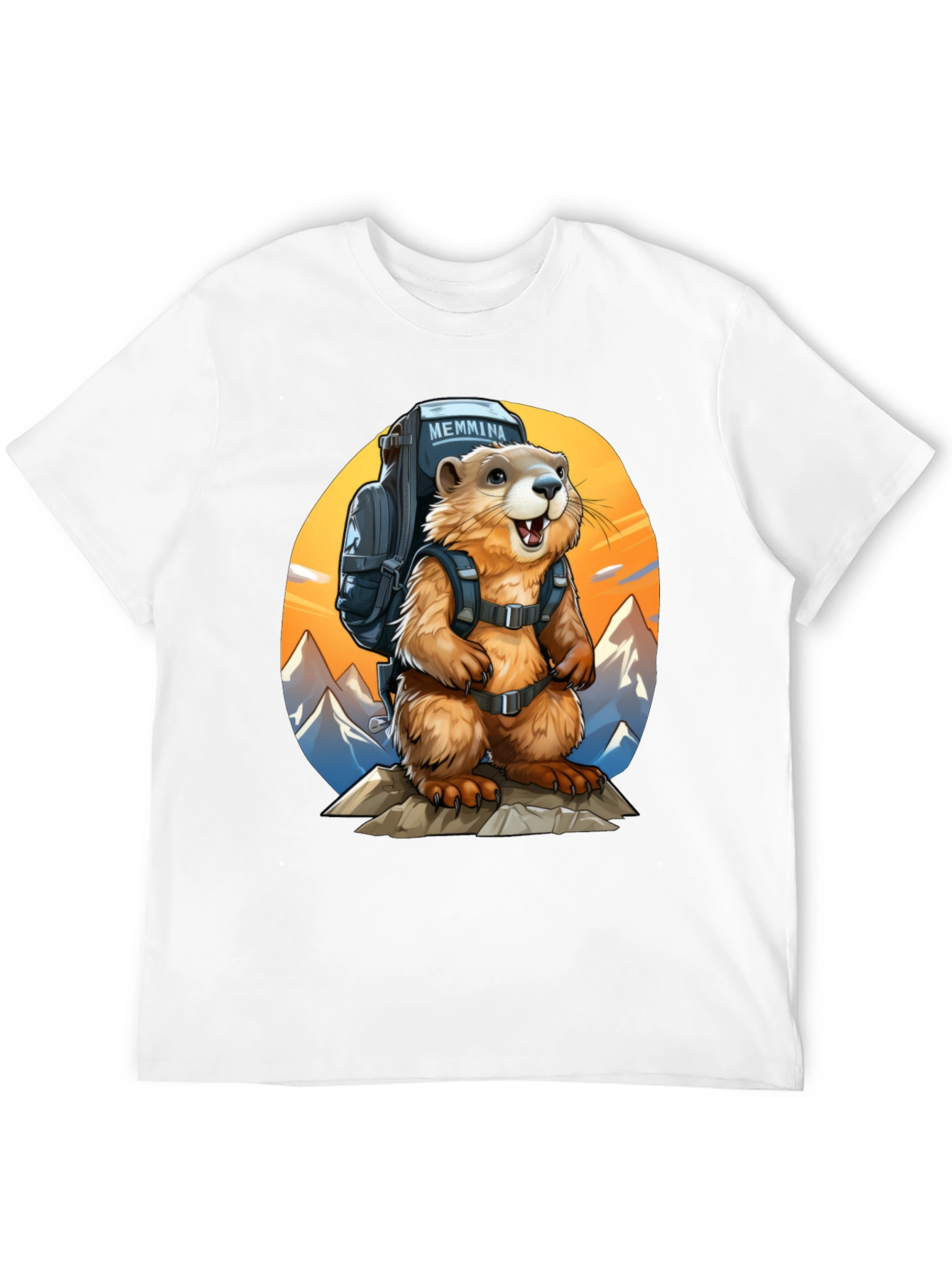 Hiking Marmot T-Shirt - Adventure Ready