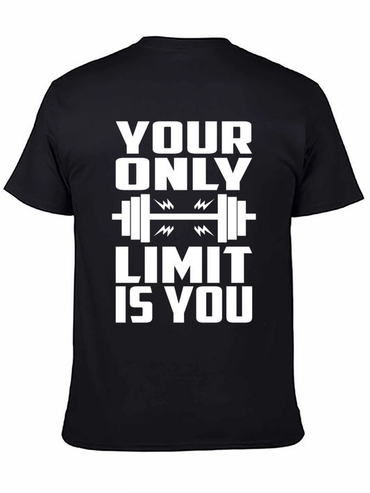 Motivational Workout T-Shirt - Your Only Limit Is You
