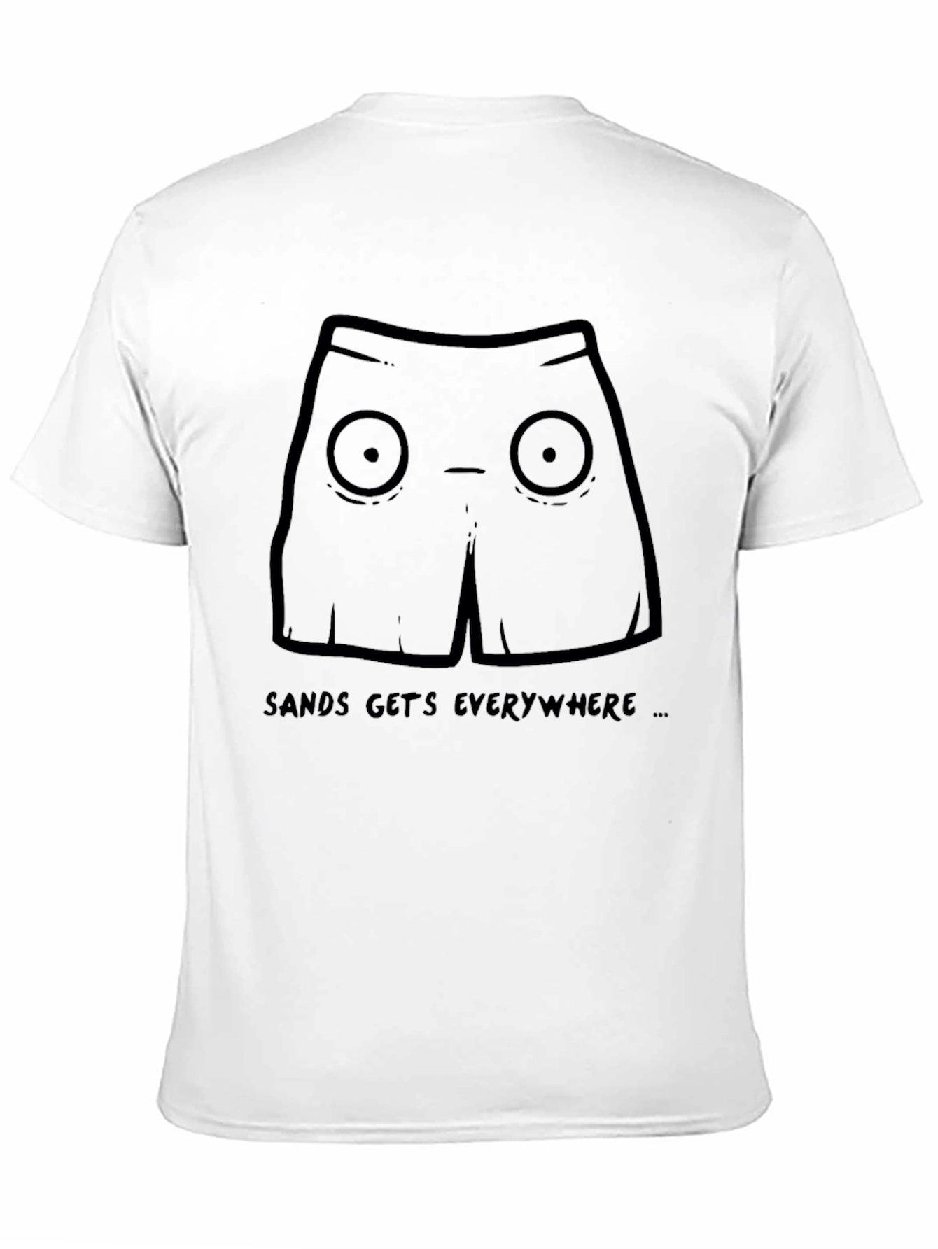 Sands Get Everywhere Graphic Tee - Black Cotton Shirt