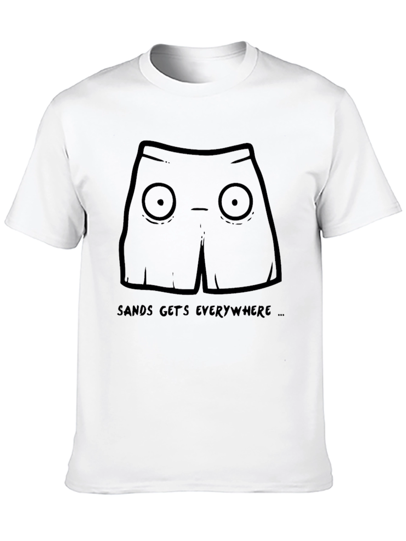 Sands Get Everywhere Graphic Tee - Black Cotton Shirt