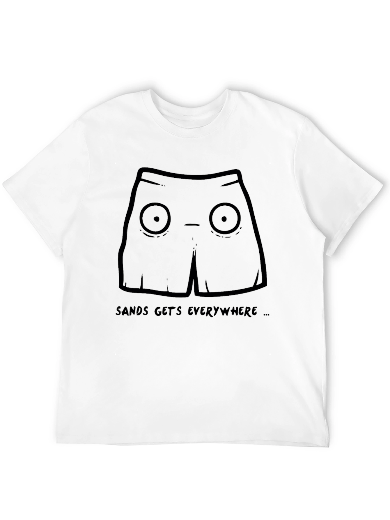 Sands Get Everywhere Graphic Tee - Black Cotton Shirt