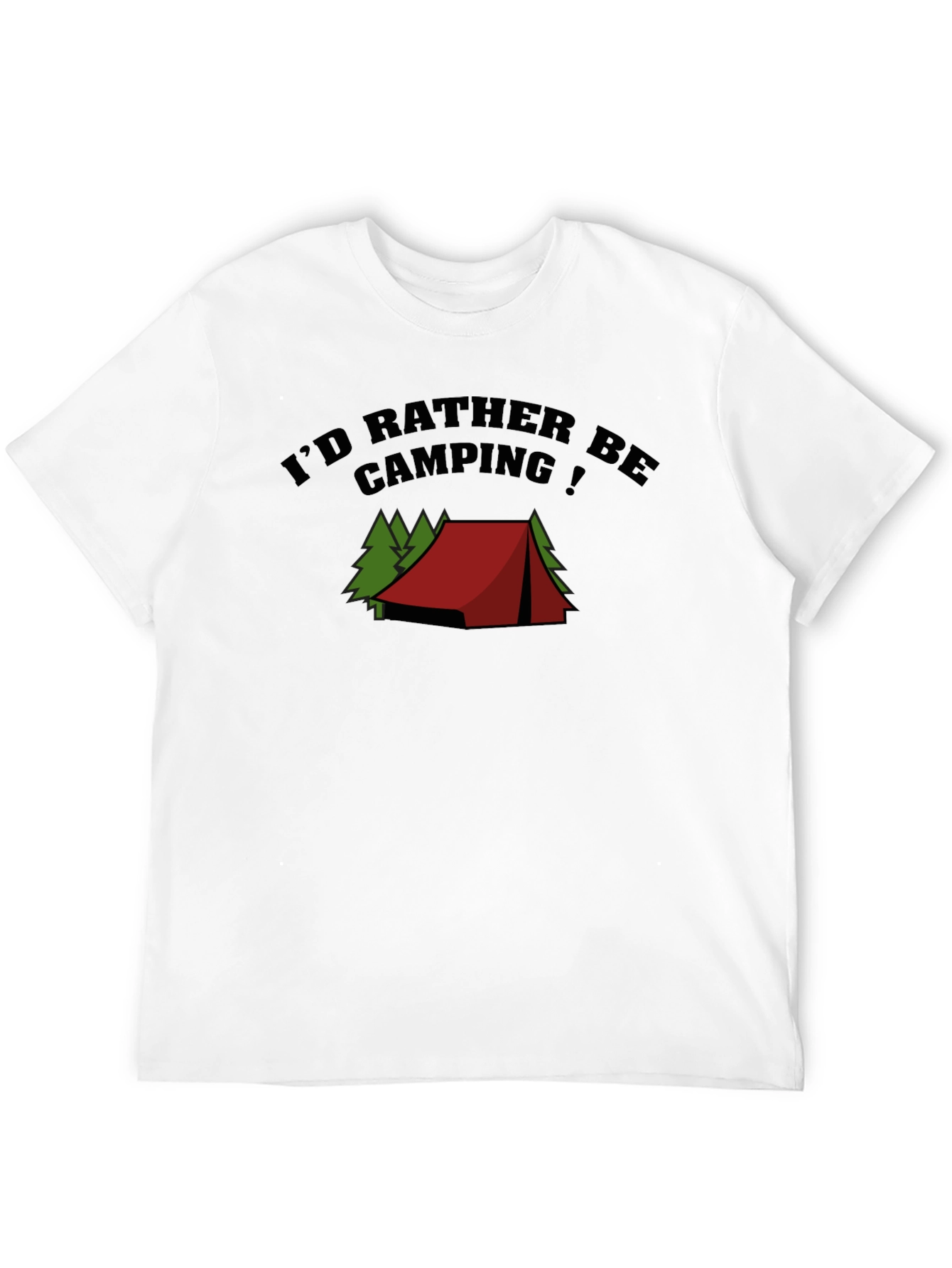 Camping Lover Black T-Shirt
