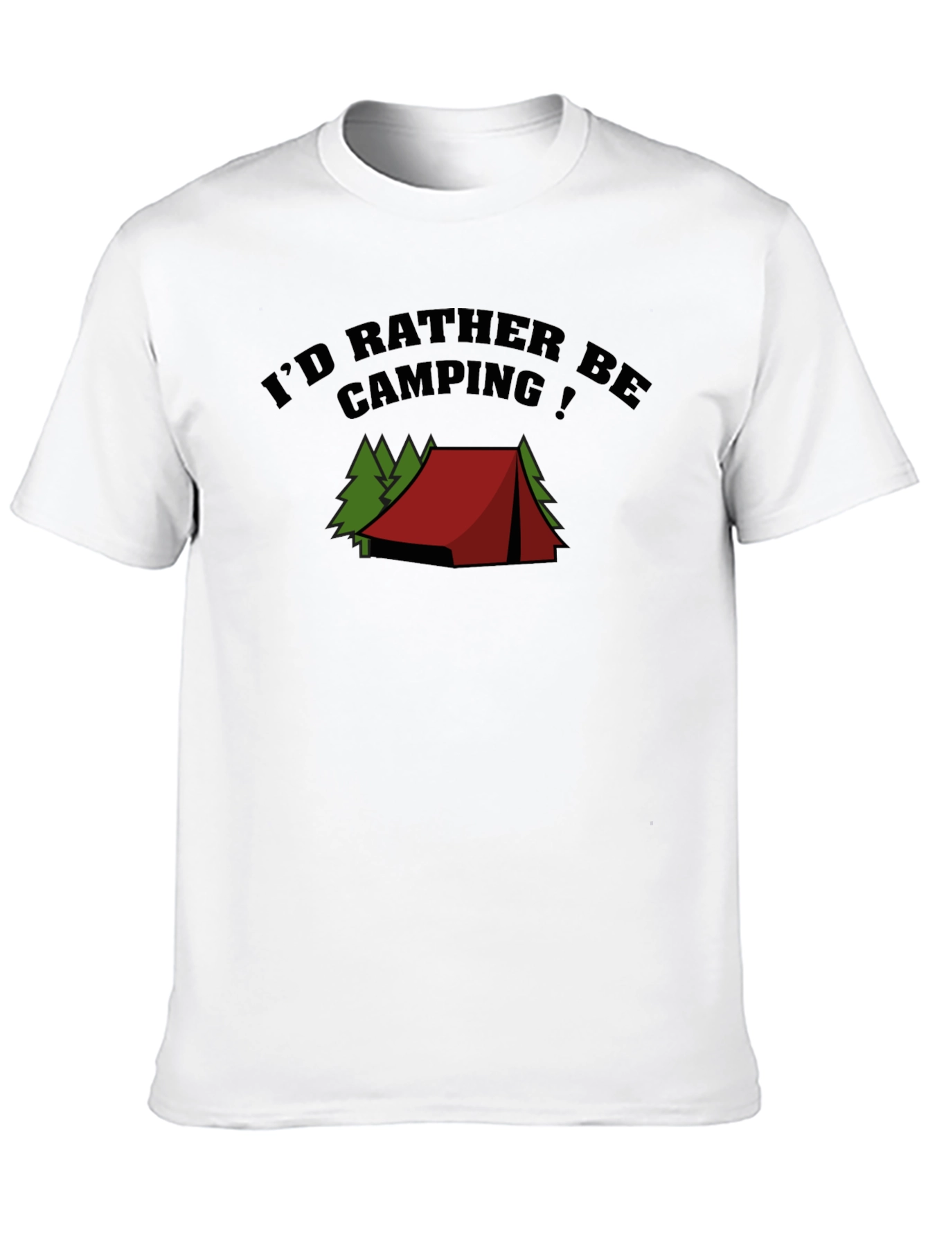 Camping Lover Black T-Shirt