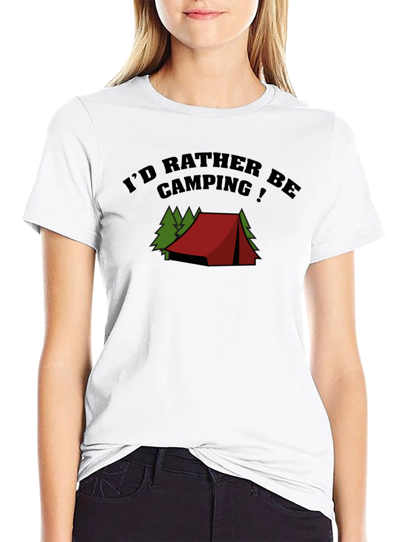 Camping Lover Black T-Shirt