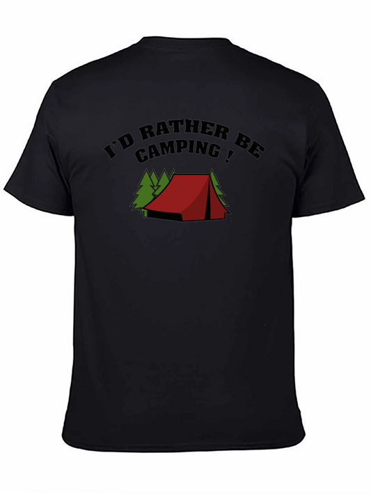 Camping Lover Black T-Shirt