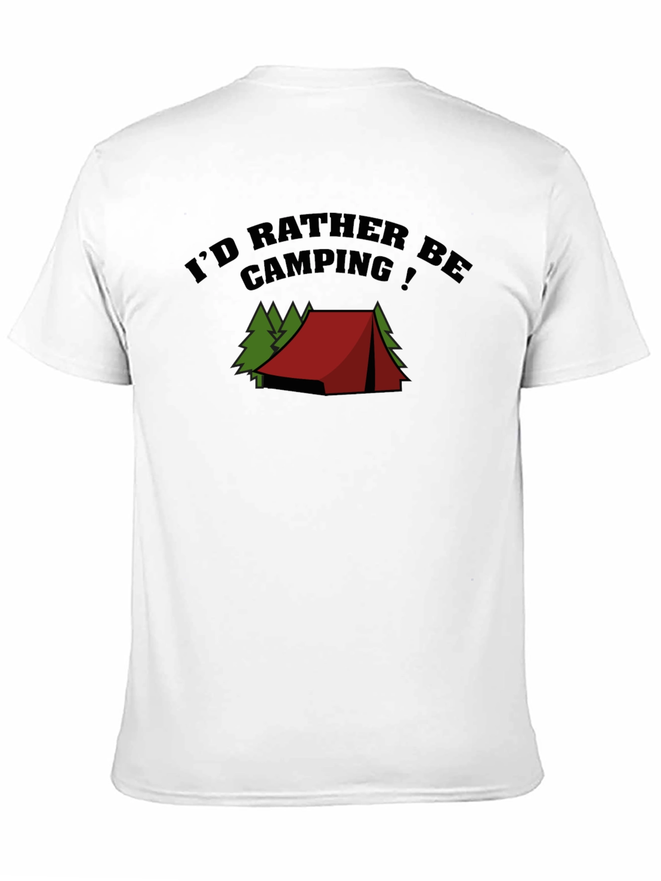 Camping Lover Black T-Shirt