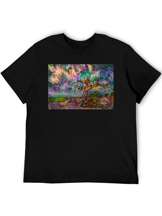 Artistic Landscape Graphic Tee