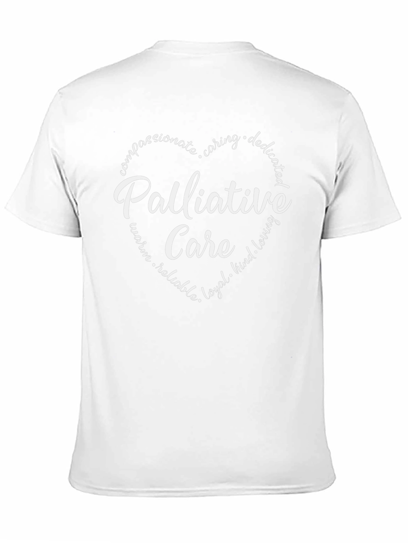 Palliative Care Heart Graphic Tee - Black