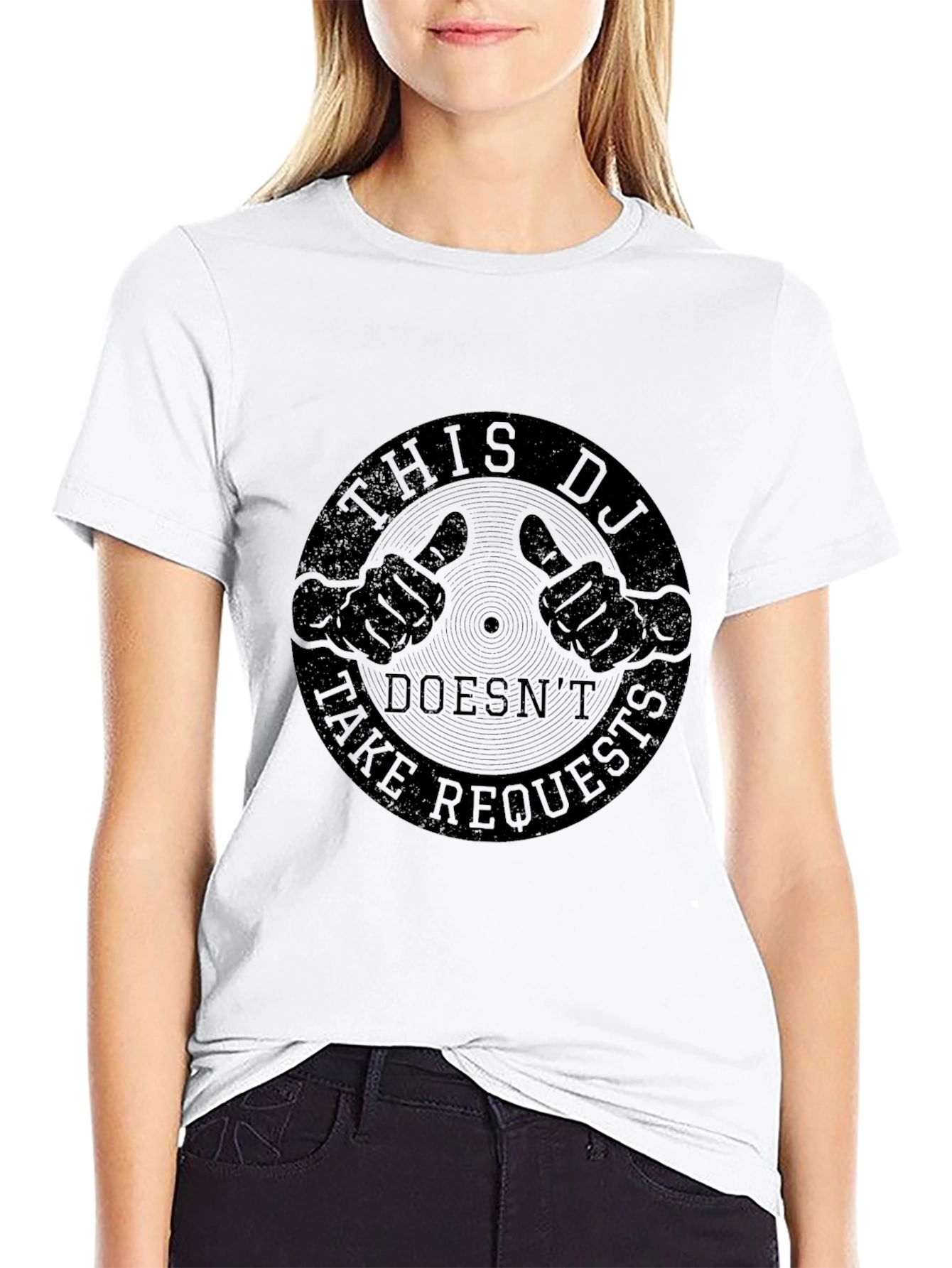 This DJ Doesnt Take Requests - Funny T-Shirt