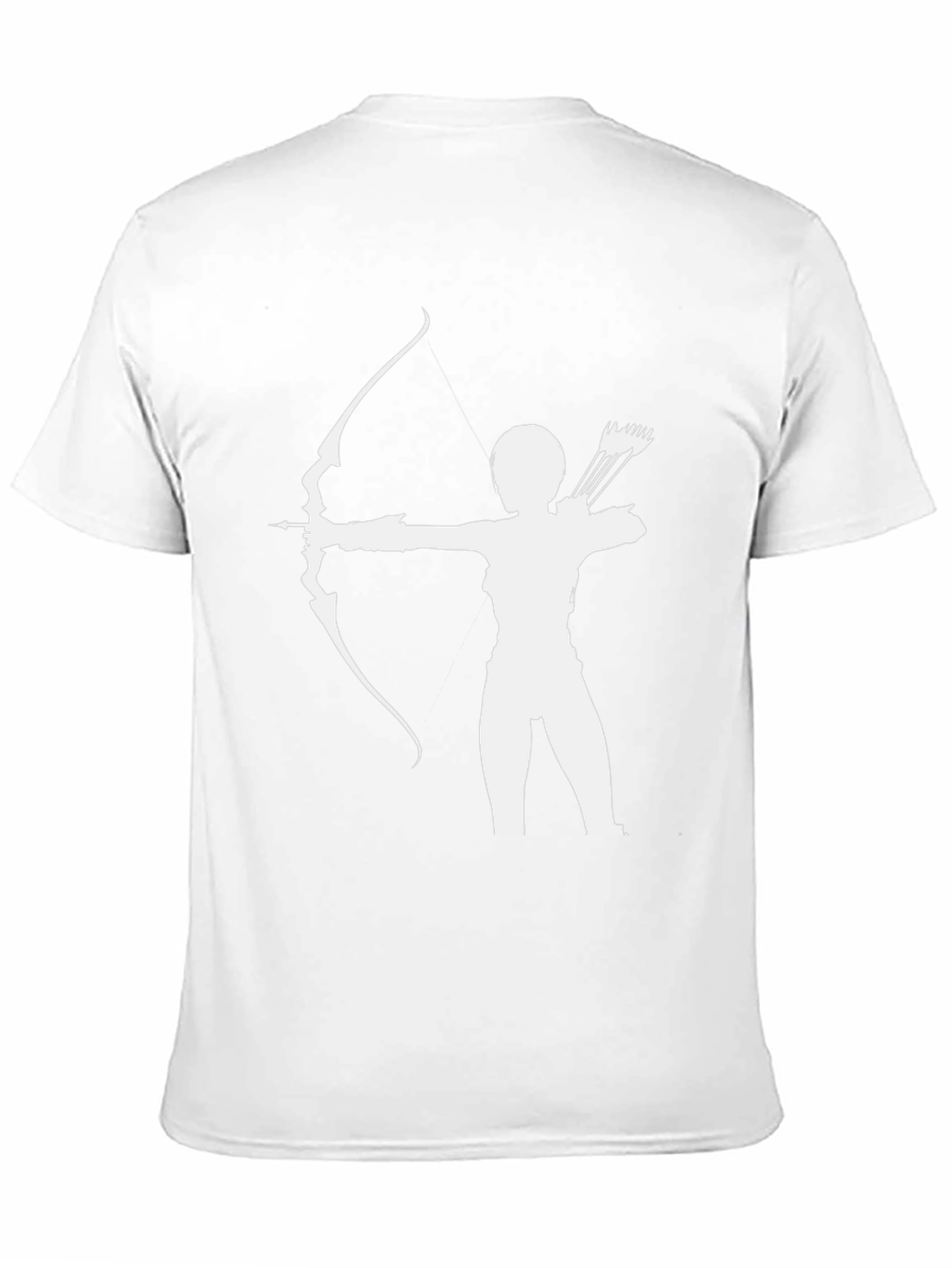 Archer Silhouette T-Shirt - Black Graphic Tee