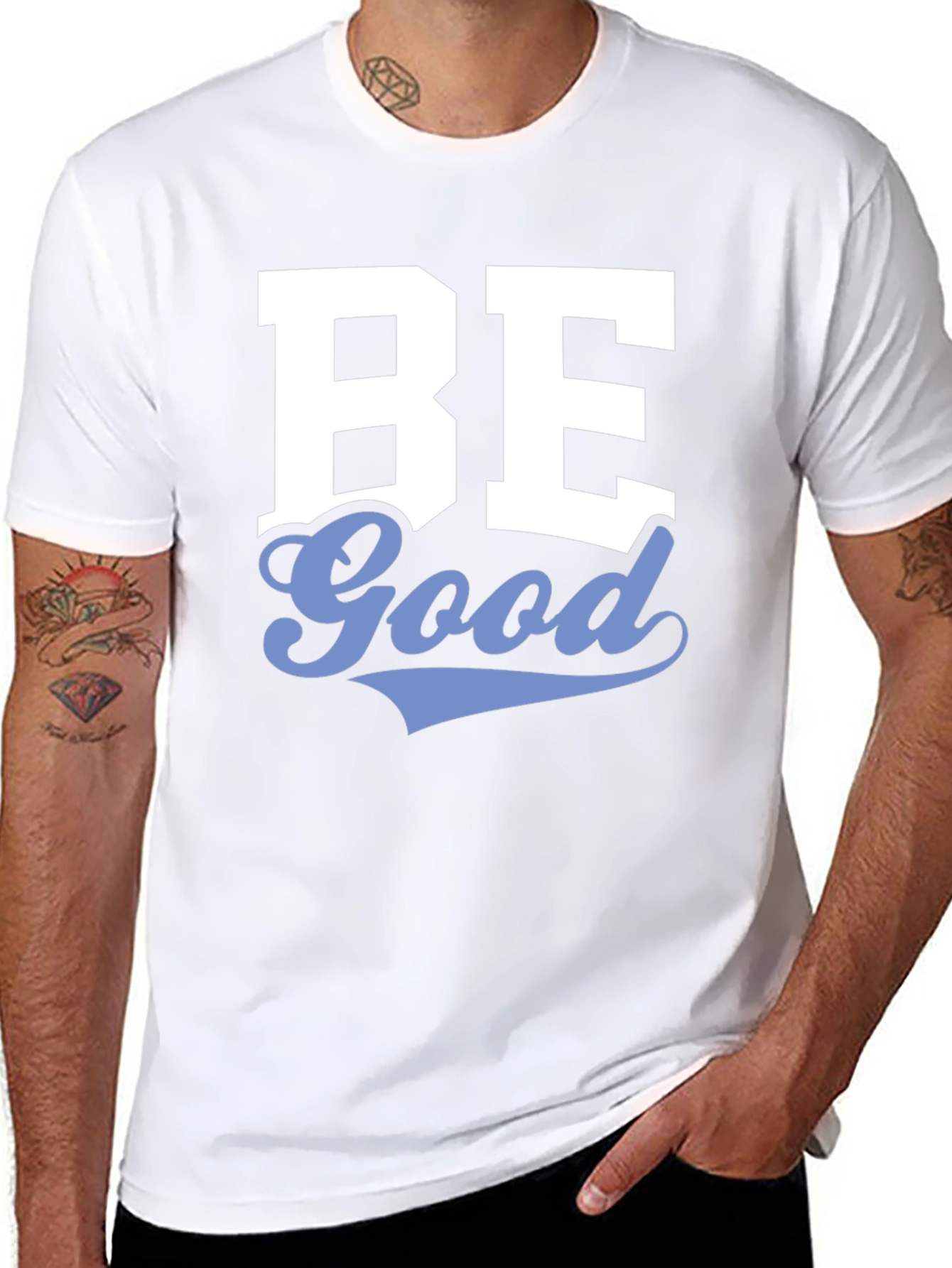 Be Good Graphic Tee - Stylish Black Cotton T-Shirt