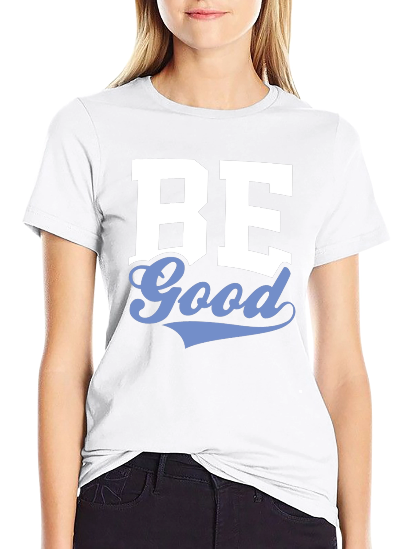Be Good Graphic Tee - Stylish Black Cotton T-Shirt