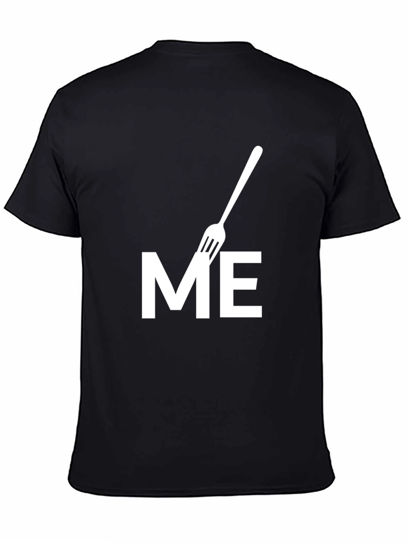 Fork Me Graphic T-Shirt - Trendy Casual Tee