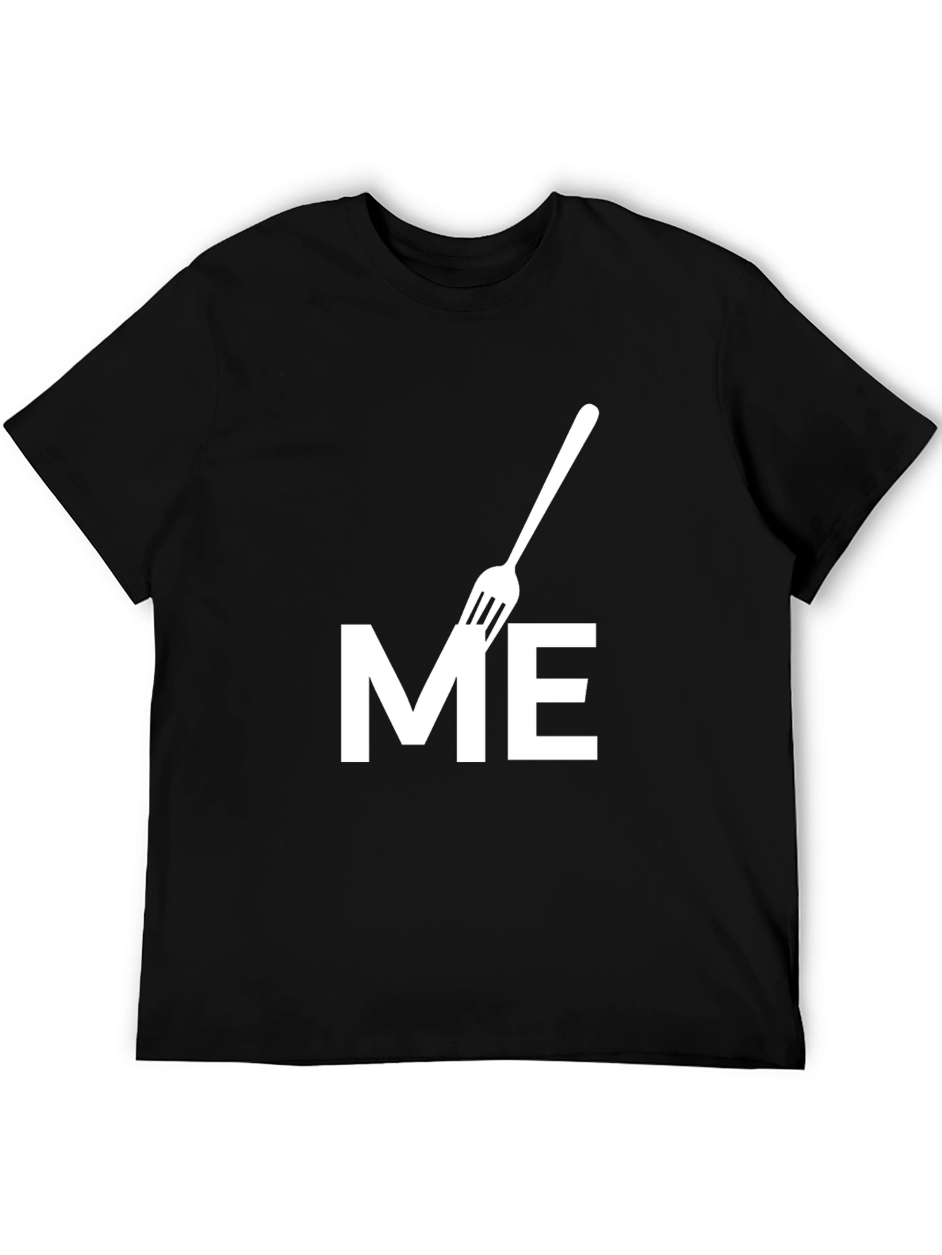 Fork Me Graphic T-Shirt - Trendy Casual Tee