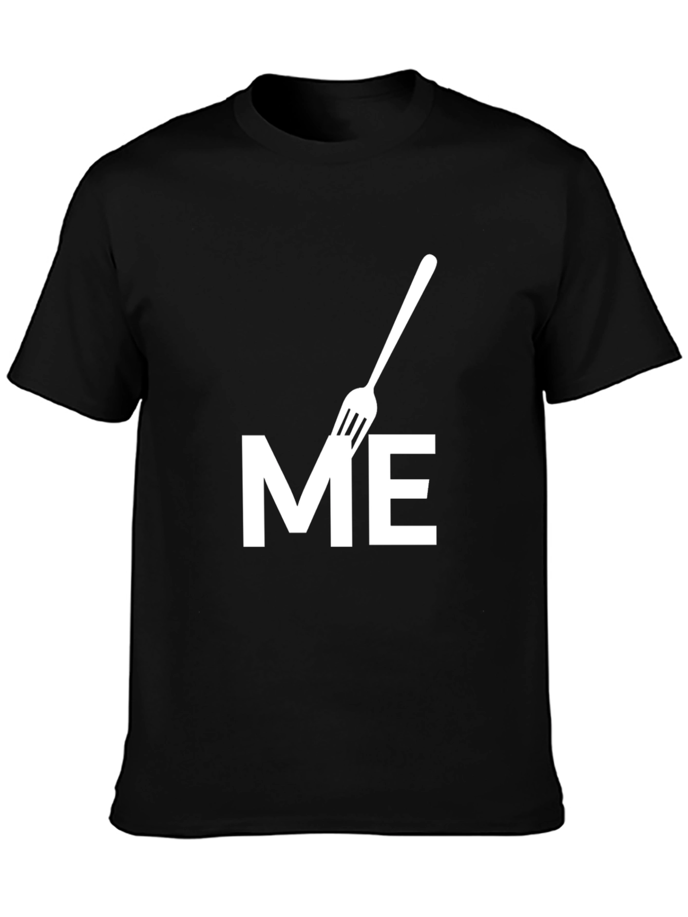 Fork Me Graphic T-Shirt - Trendy Casual Tee