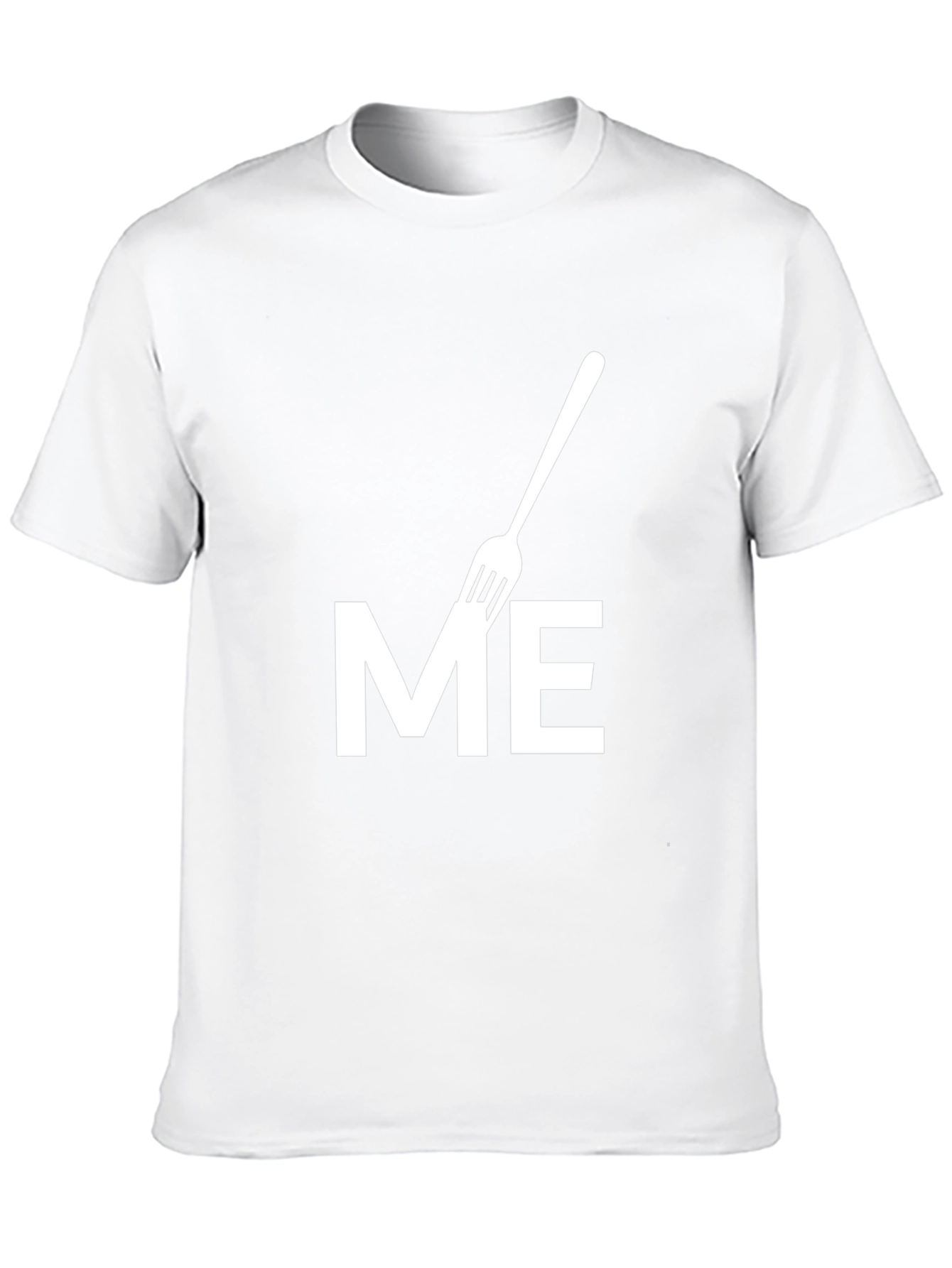 Fork Me Graphic T-Shirt - Trendy Casual Tee