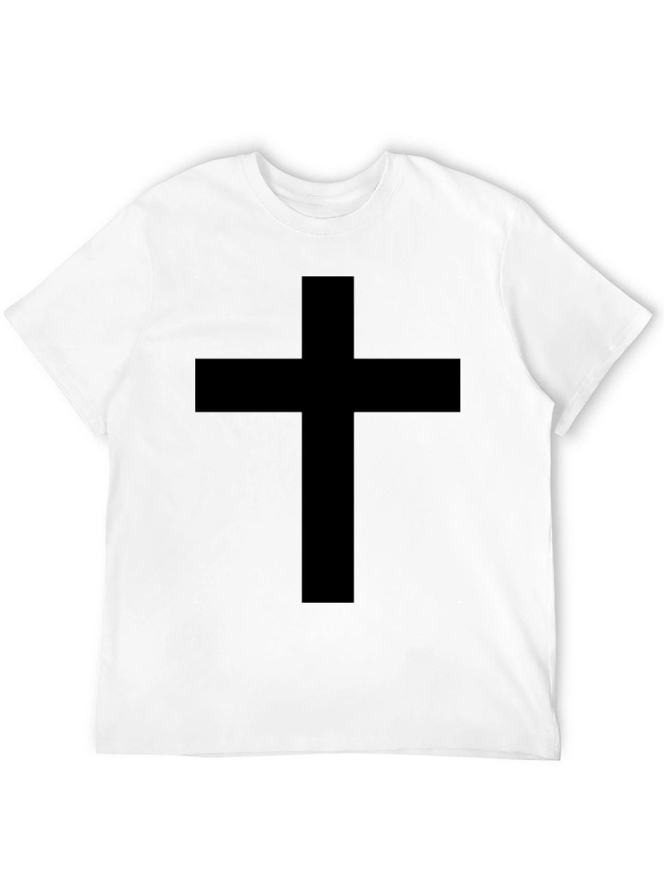 Black Cross Graphic T-Shirt - Christian Apparel