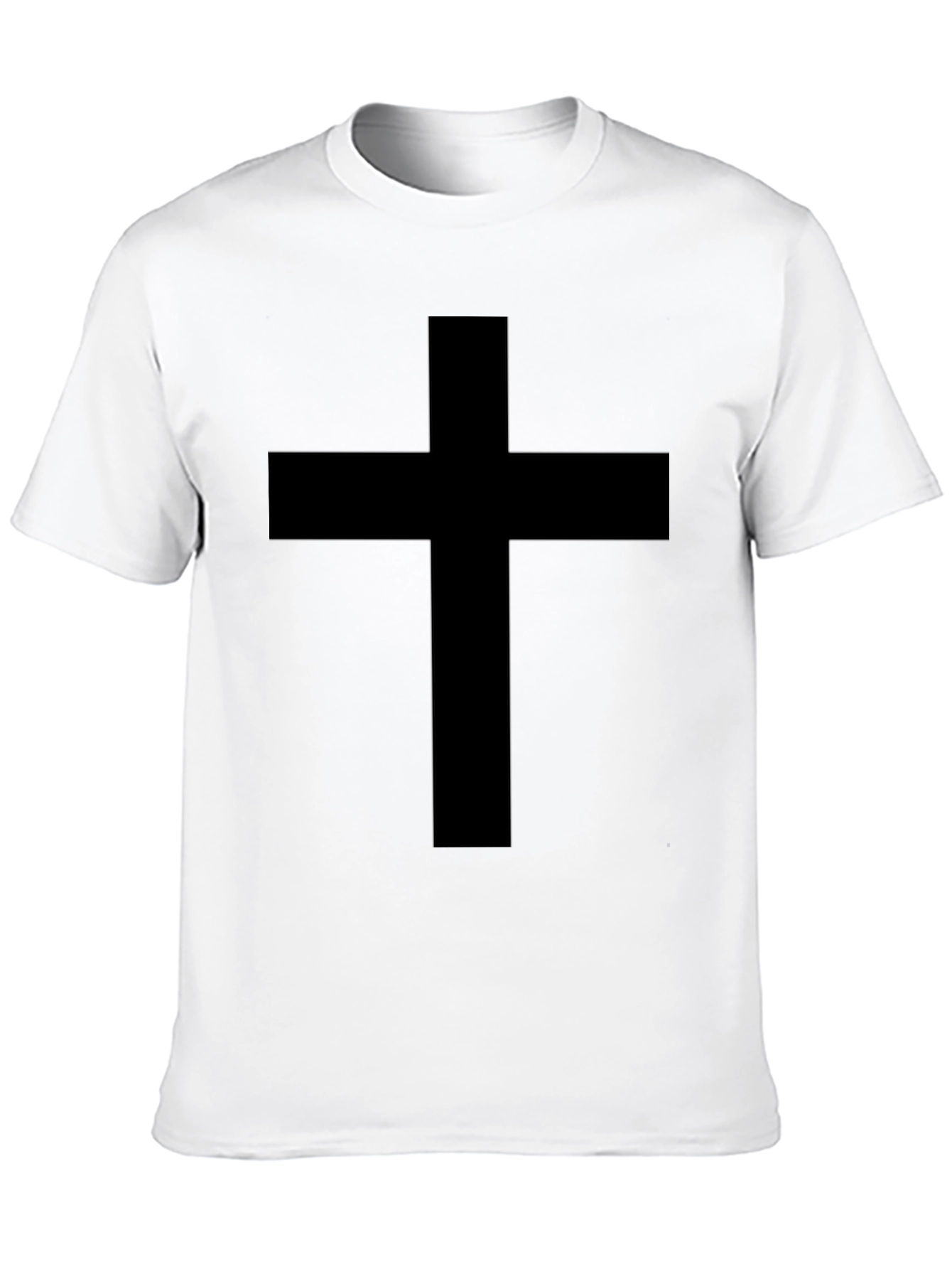 Black Cross Graphic T-Shirt - Christian Apparel
